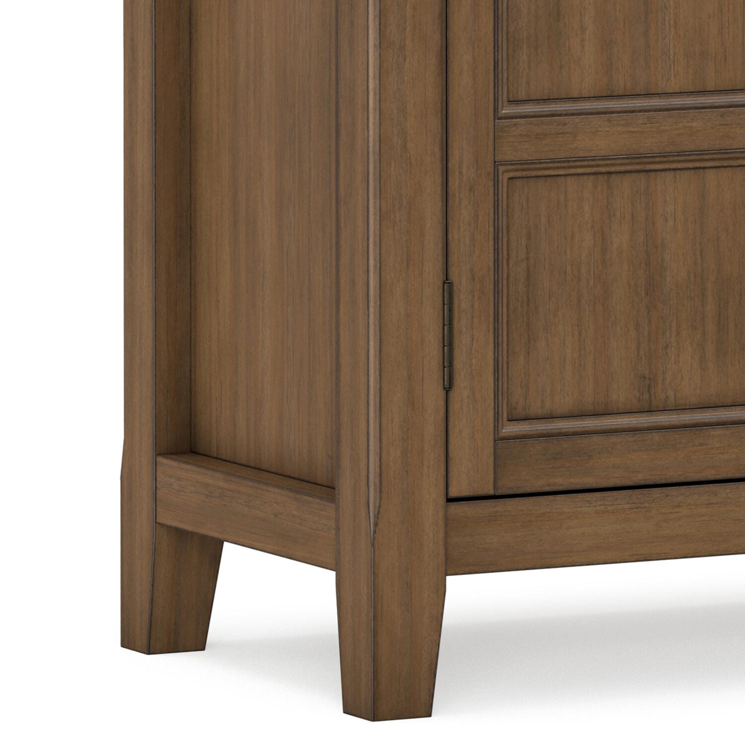 Simpli Home Burlington 30" Accent Cabinet, Rustic Natural Aged Brown, large