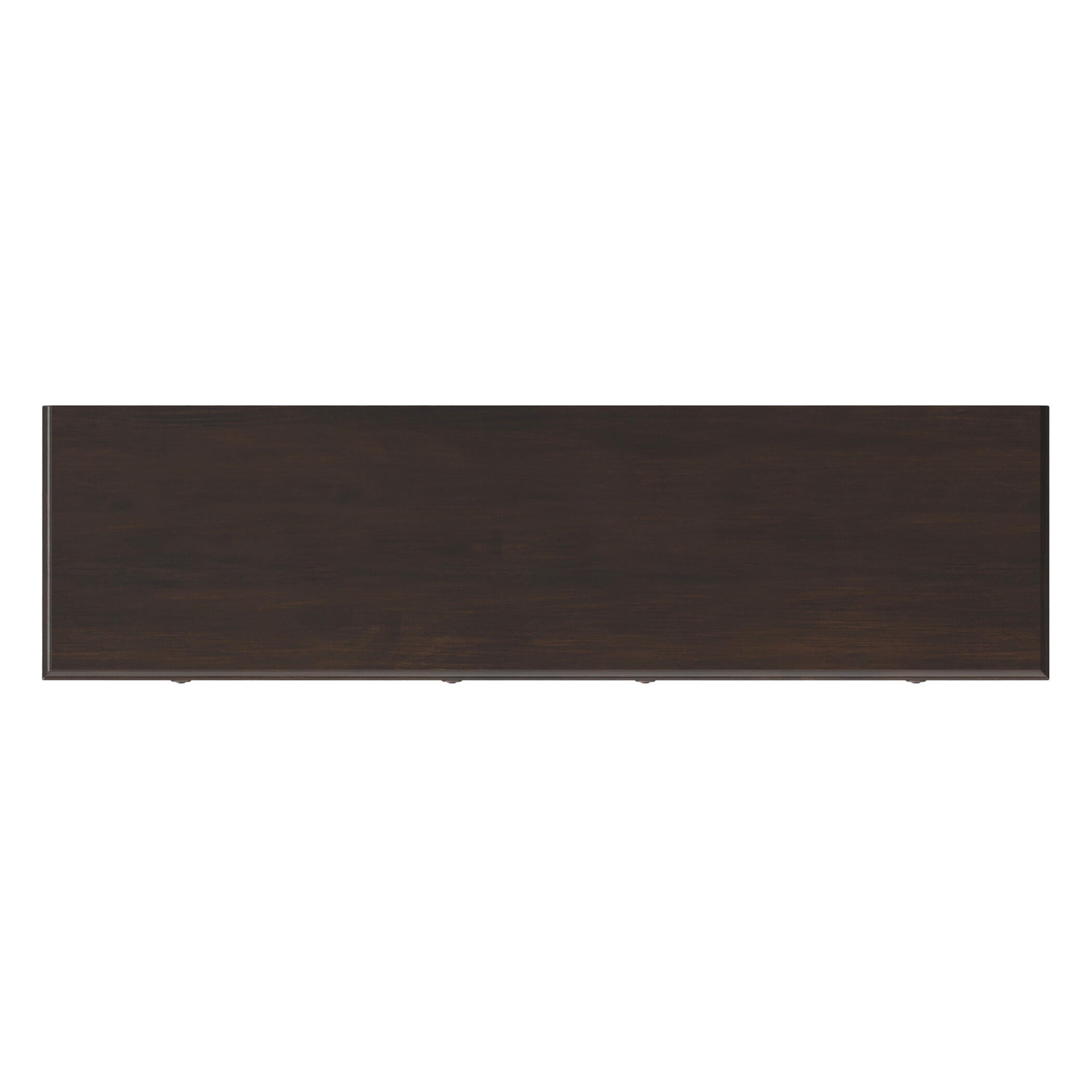 Simpli Home Connaught 66" Accent Cabinet, Dark Chestnut Brown, large