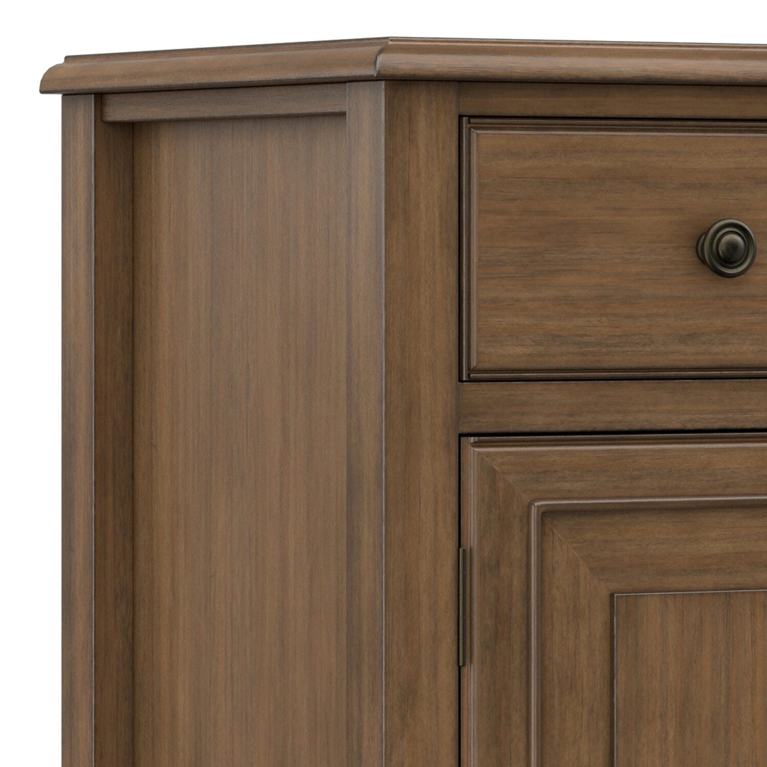 Simpli Home Connaught 66" Accent Cabinet, Rustic Natural Aged Brown, large
