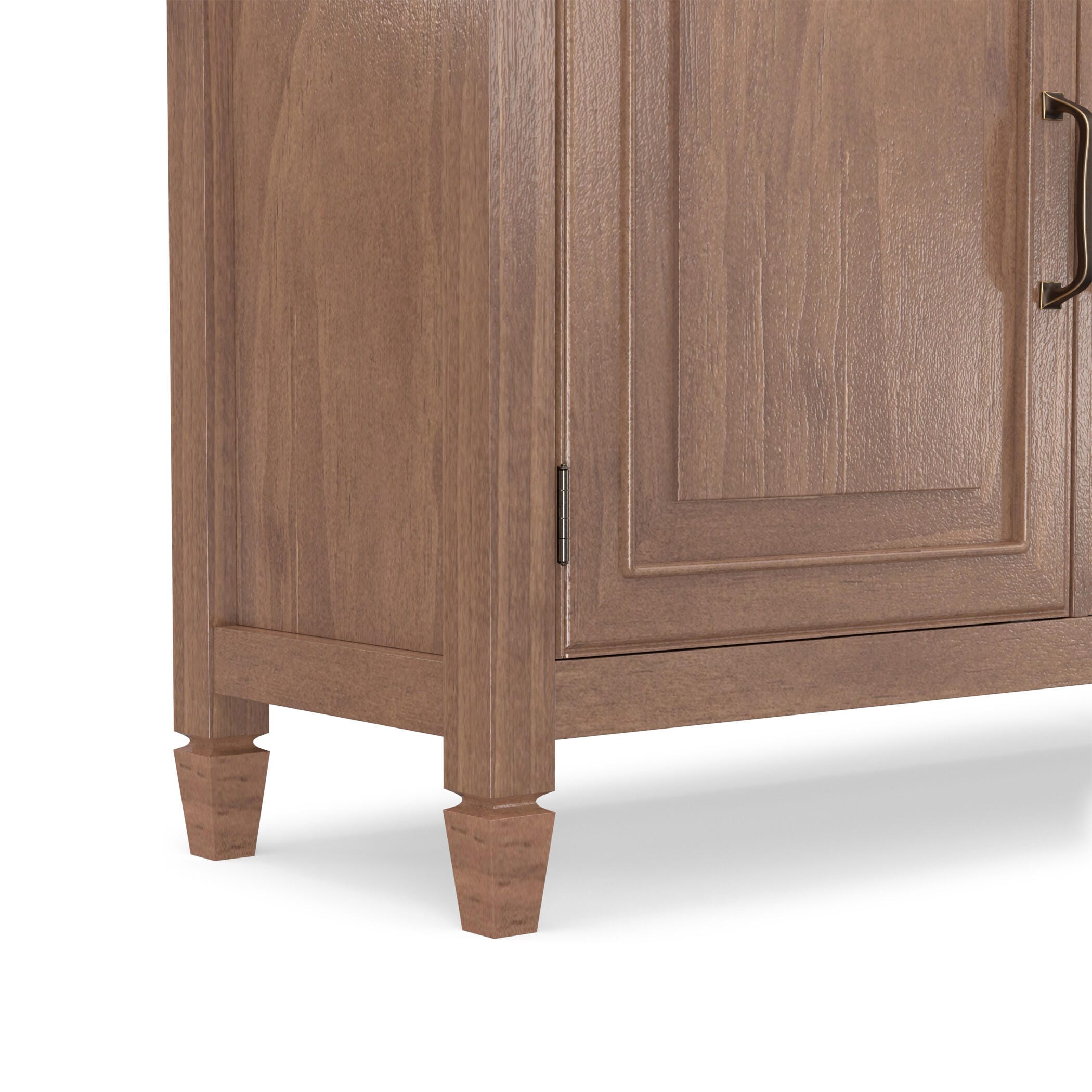 Simpli Home Connaught 40" Accent Cabinet, Medium Saddle Brown, large