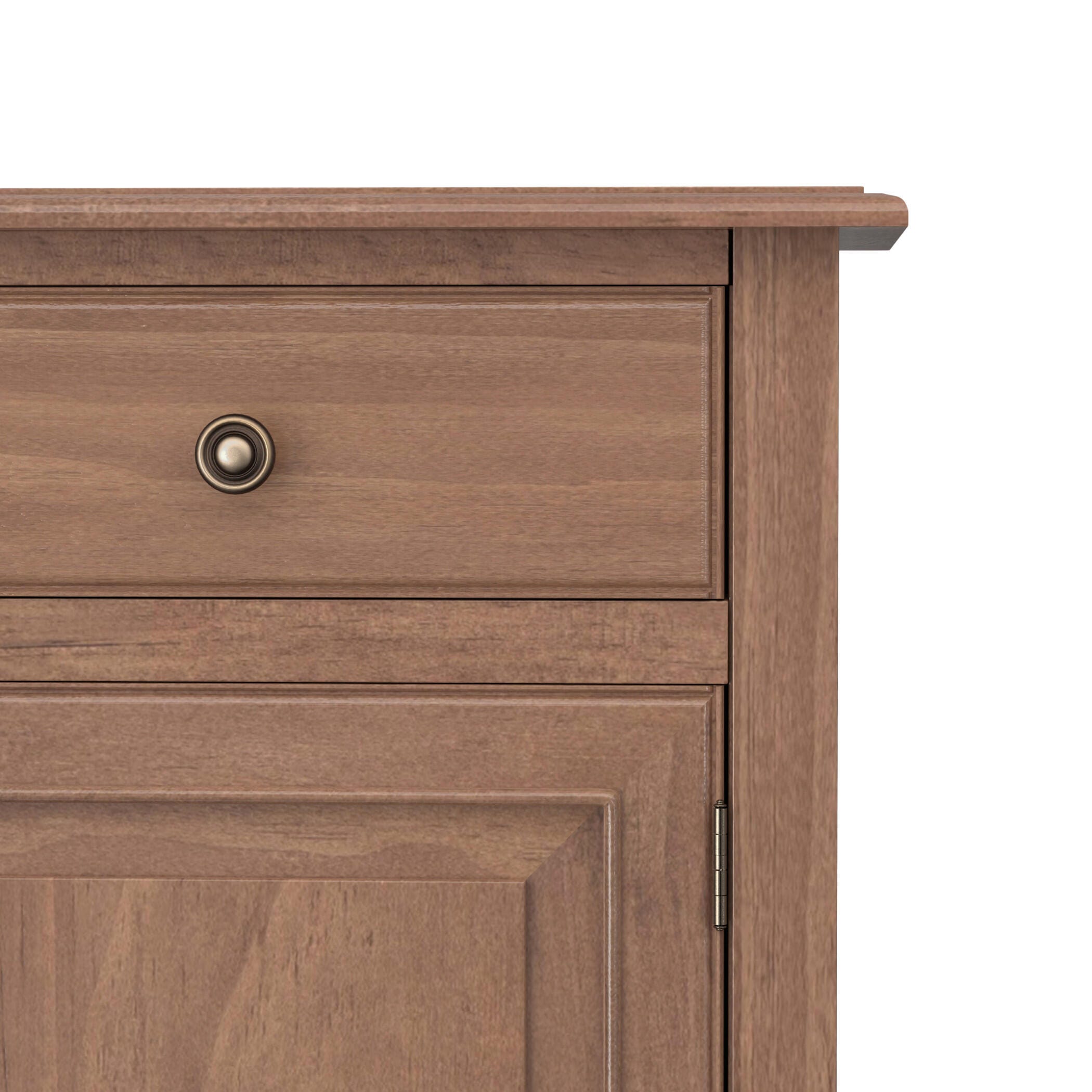 Simpli Home Connaught 40" Accent Cabinet, Medium Saddle Brown, large