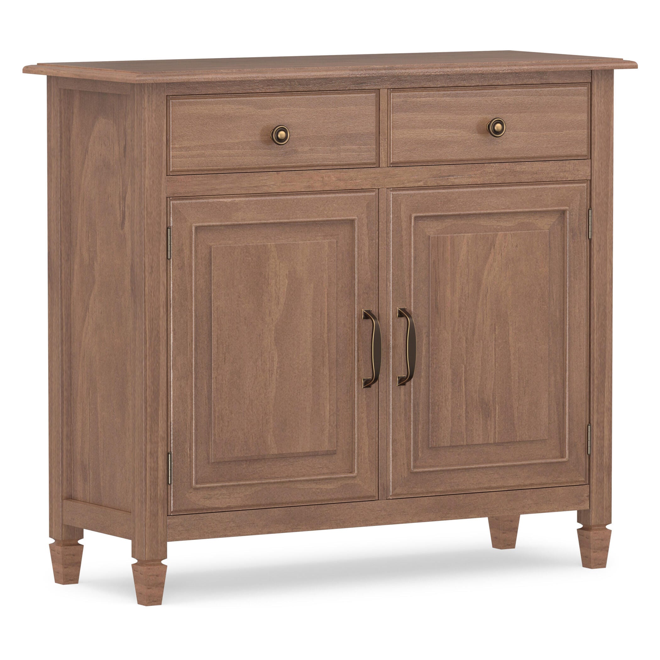 Simpli Home Connaught 40" Accent Cabinet, Medium Saddle Brown, large