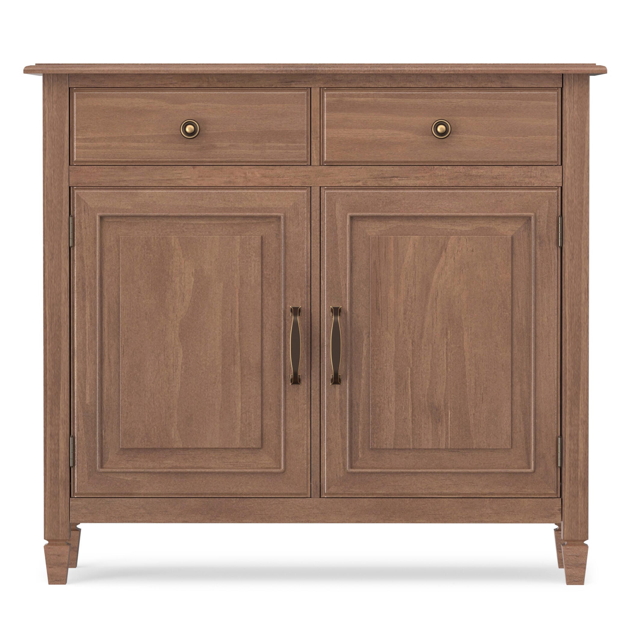 Simpli Home Connaught 40" Accent Cabinet, Medium Saddle Brown, large
