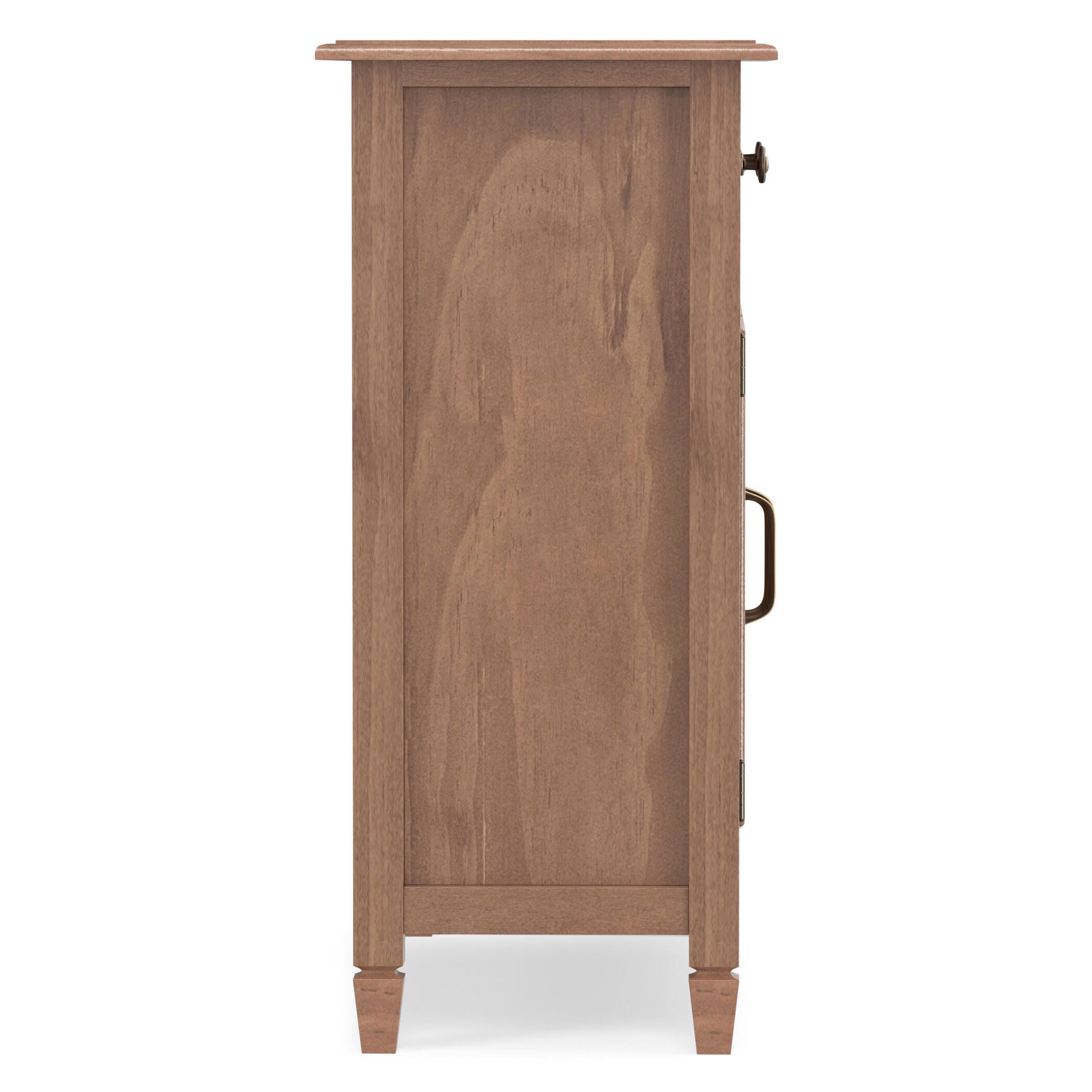 Simpli Home Connaught 40" Accent Cabinet, Medium Saddle Brown, large
