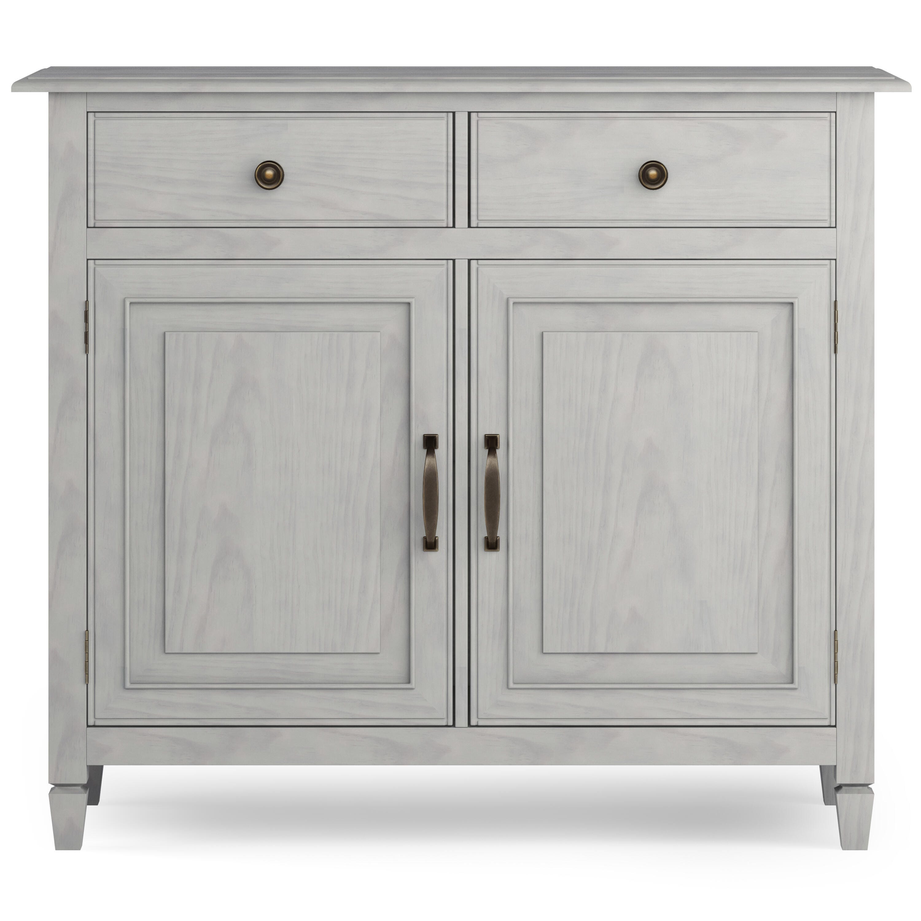 Simpli Home Connaught 40" Accent Cabinet, Fog Gray, large