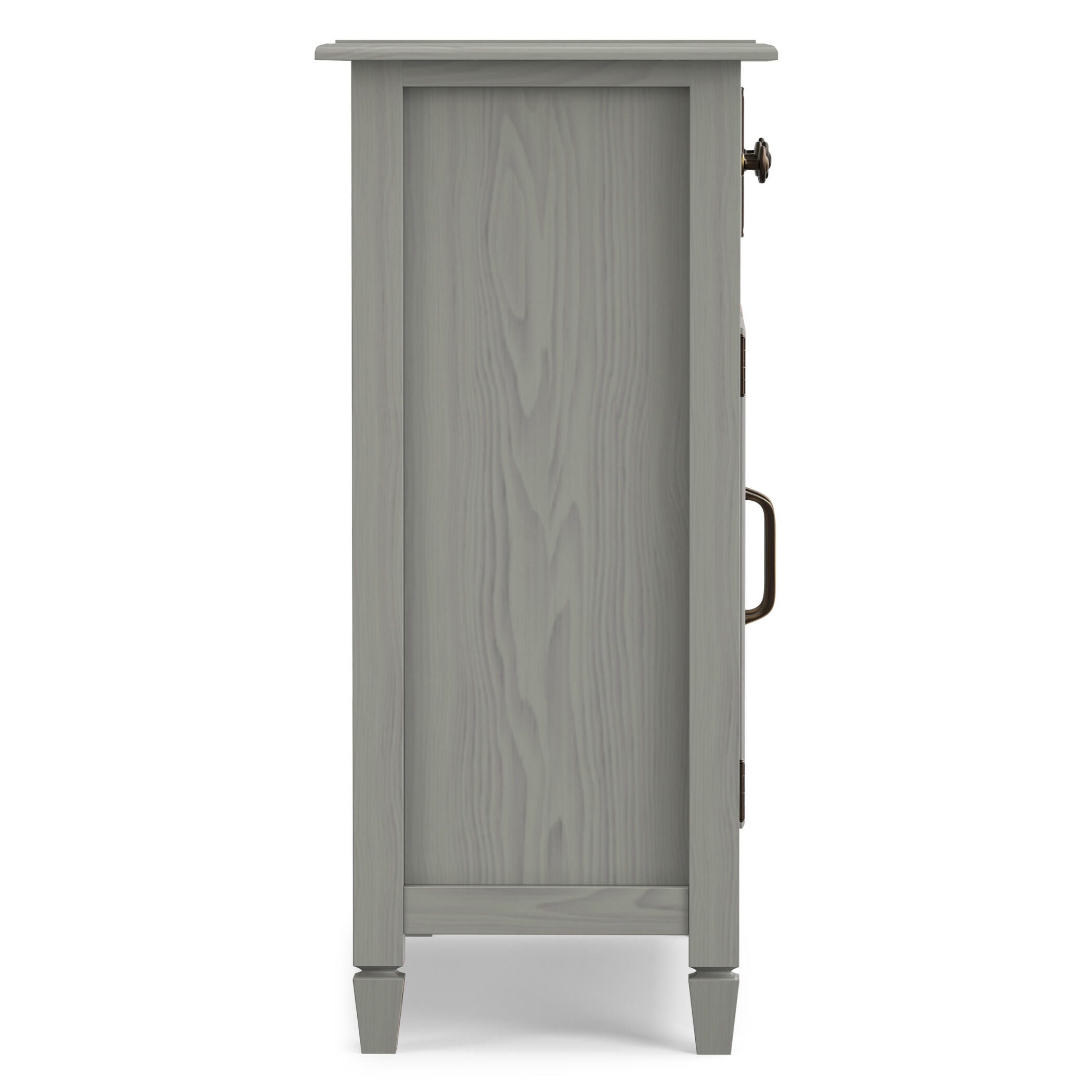 Simpli Home Connaught 40" Accent Cabinet, Fog Gray, large