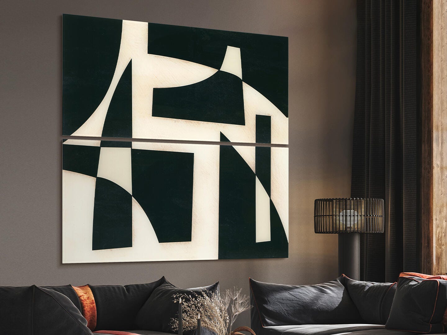 Empire Art Direct Onyx Wall Art 72" x 72", , large