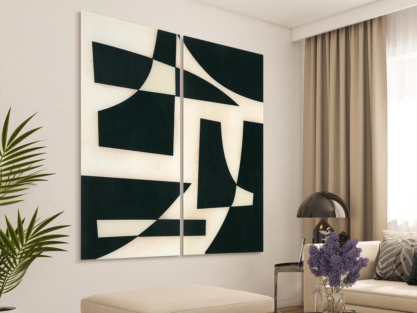 Empire Art Direct Onyx Wall Art 72" x 72", , large