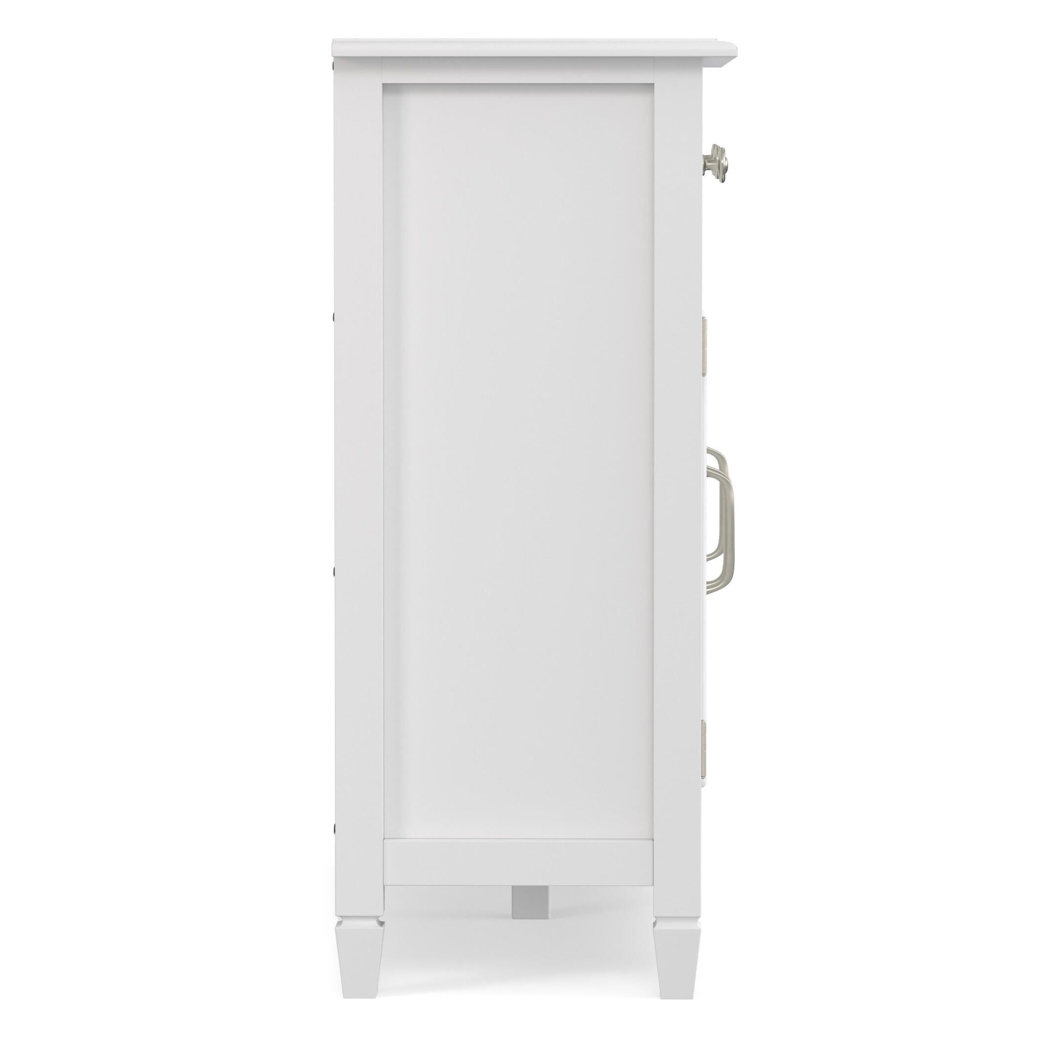 Simpli Home Connaught 51" Accent Cabinet, White, large
