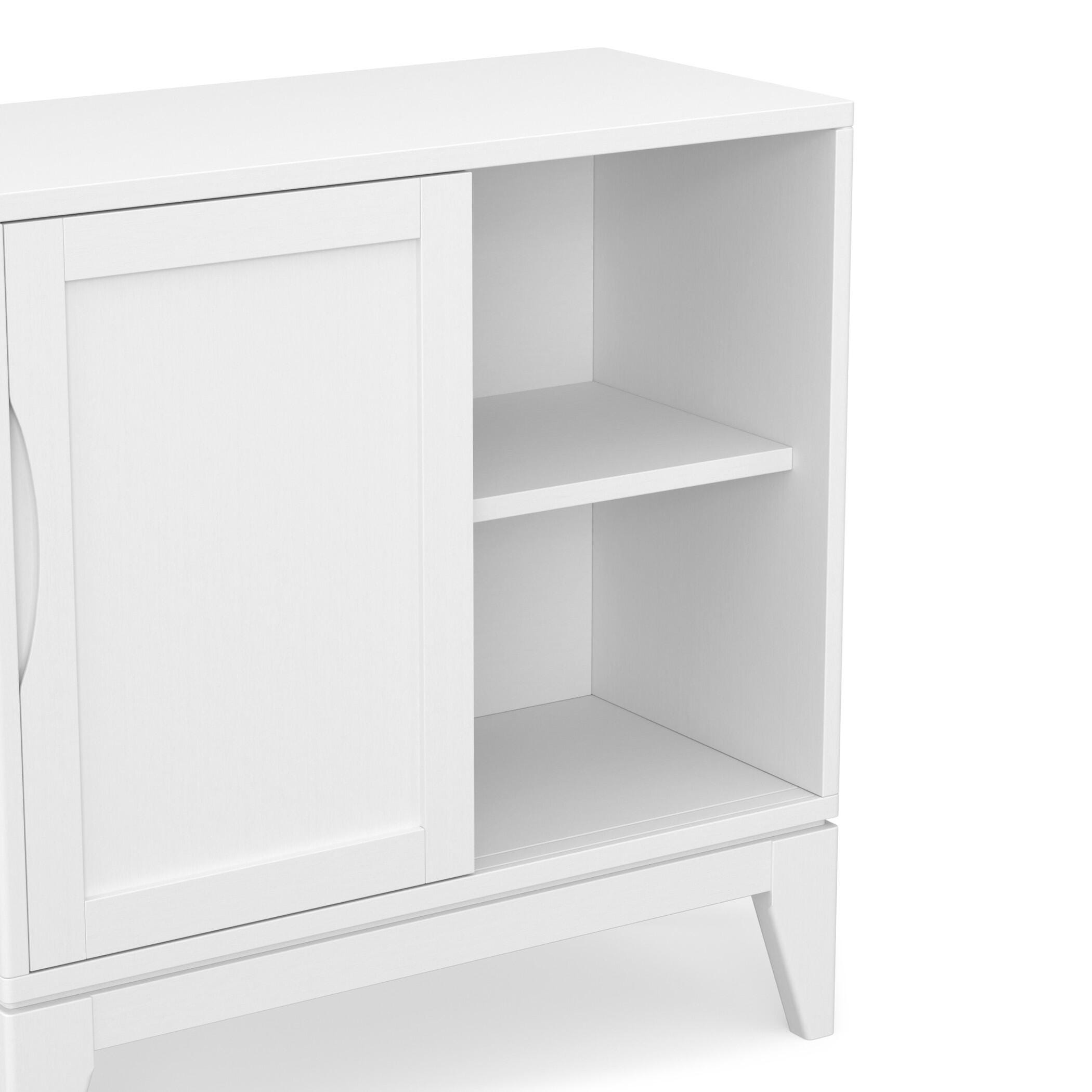 Simpli Home Harper 30" Accent Cabinet, White, large