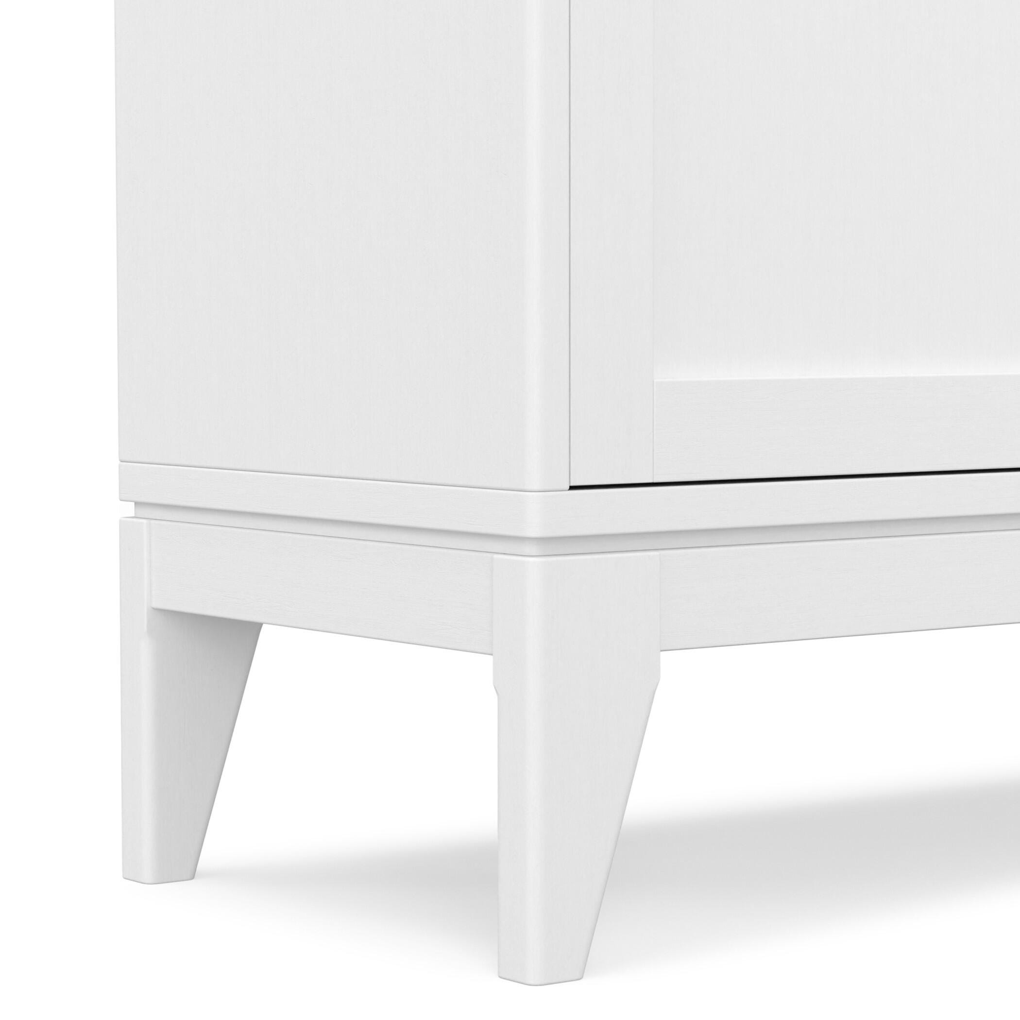 Simpli Home Harper 30" Accent Cabinet, White, large
