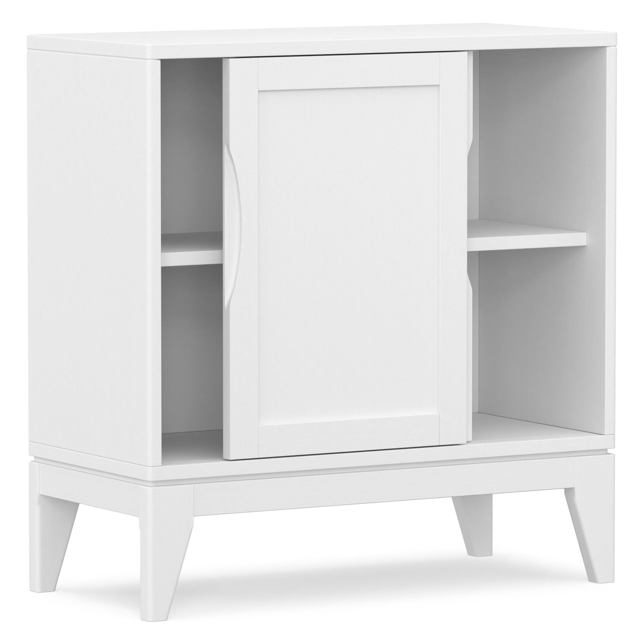 Simpli Home Harper 30" Accent Cabinet, White, large