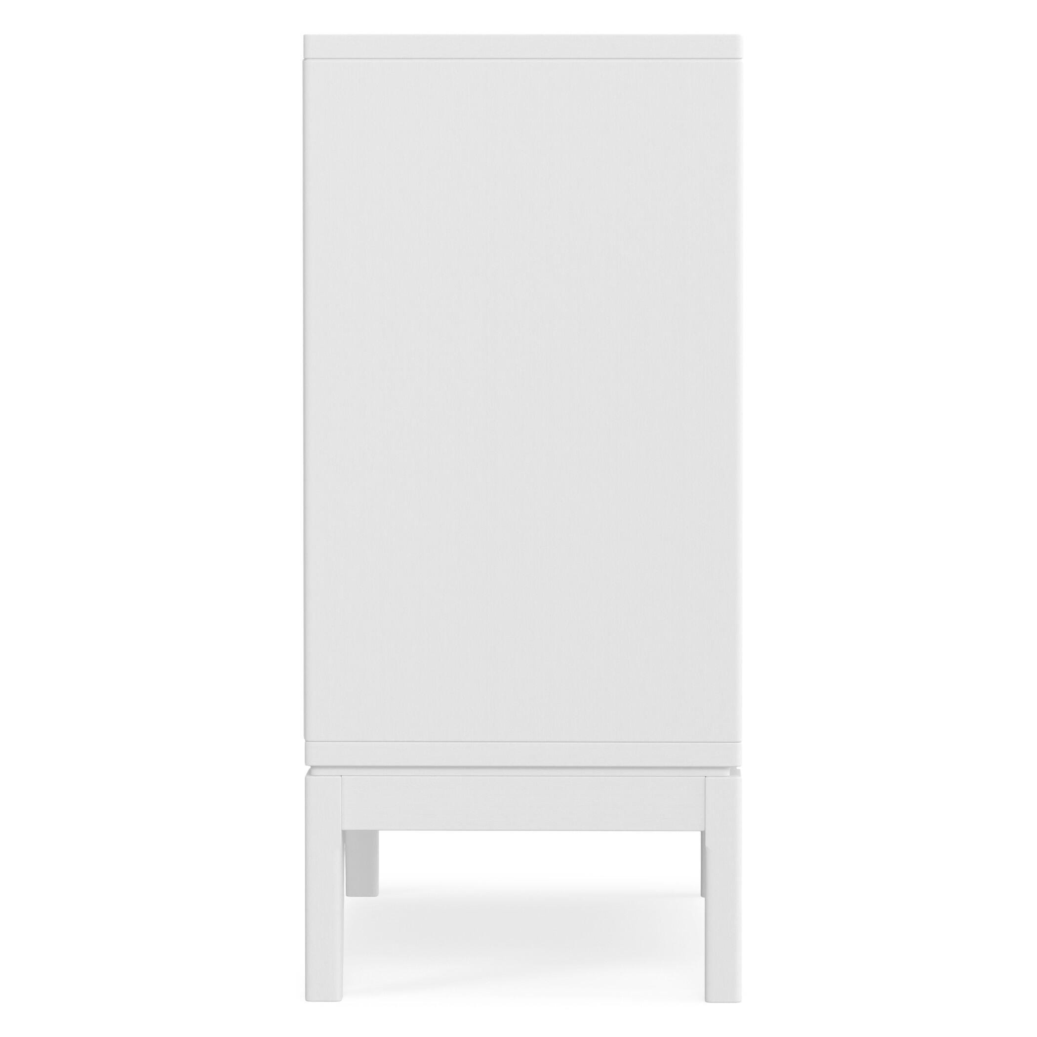 Simpli Home Harper 30" Accent Cabinet, White, large