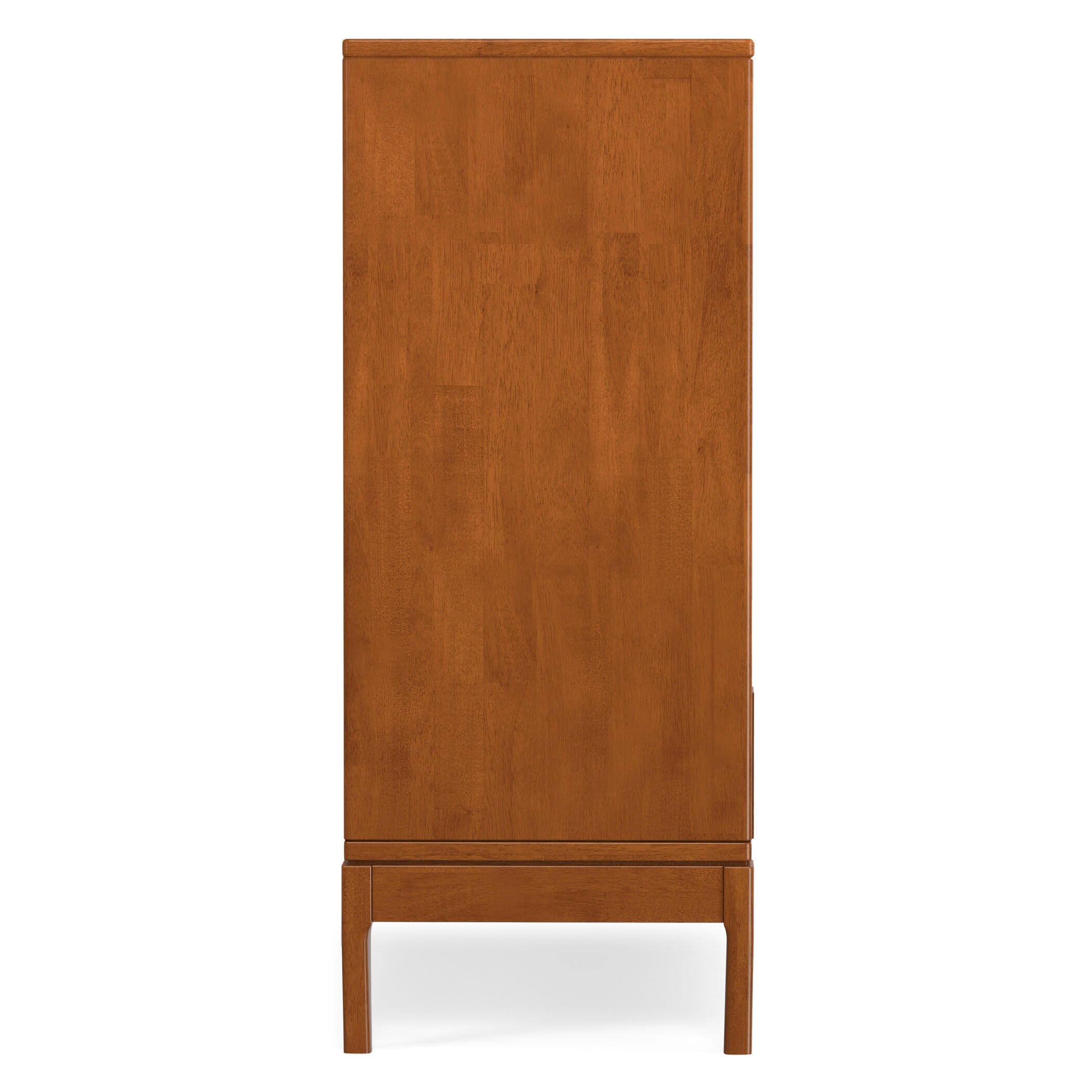 Simpli Home Harper 48" Accent Cabinet, Teak Brown, large