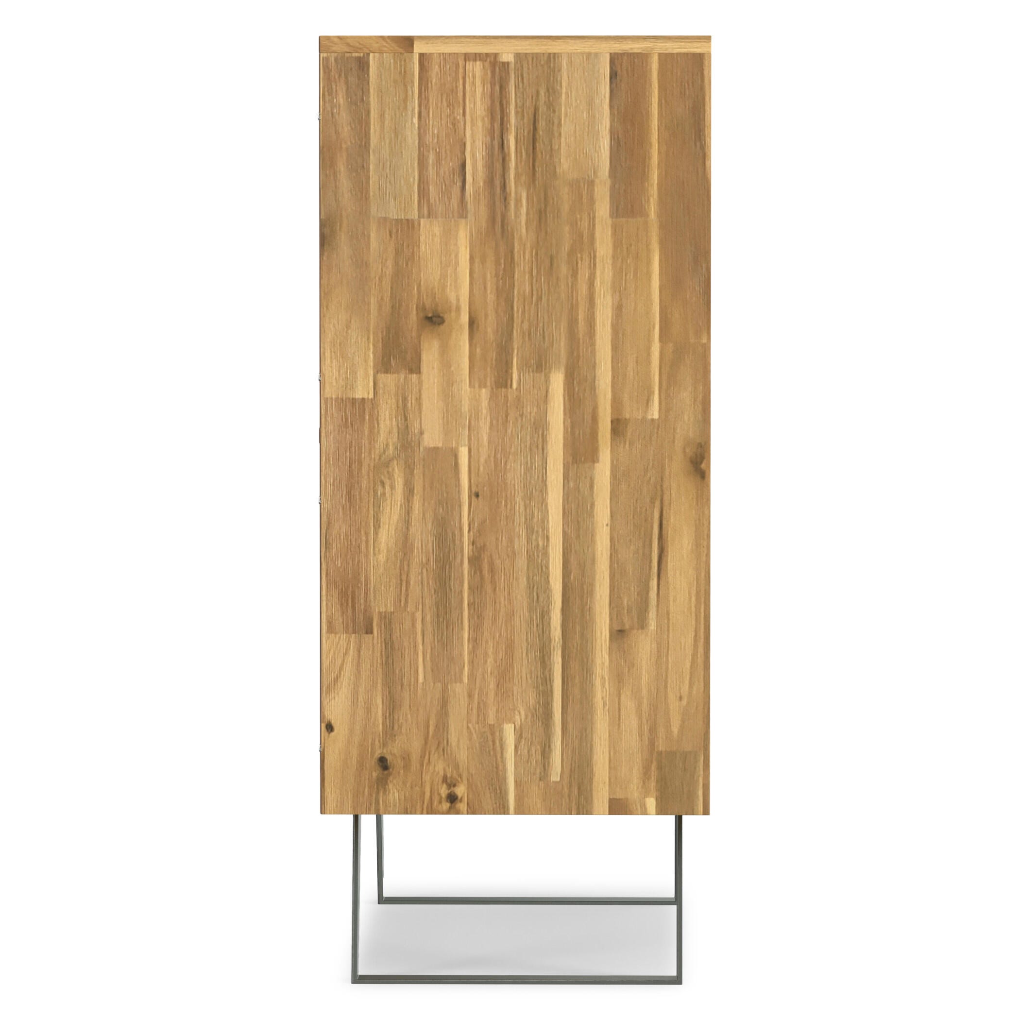 Simpli Home Lowry 39" Accent Cabinet, Distressed Golden Wheat, large