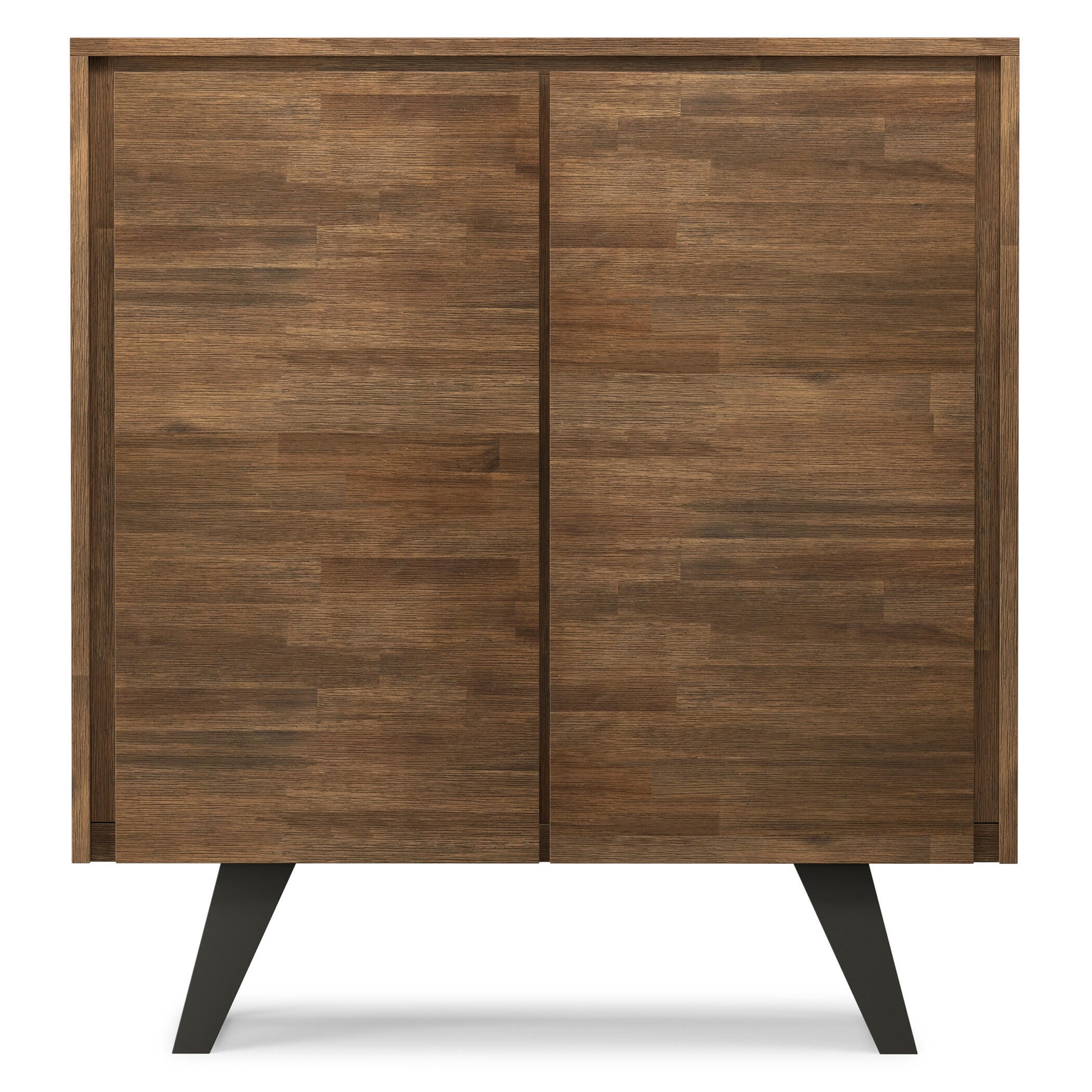 Simpli Home Lowry 39" Accent Cabinet, Rustic Natural Aged Brown, large