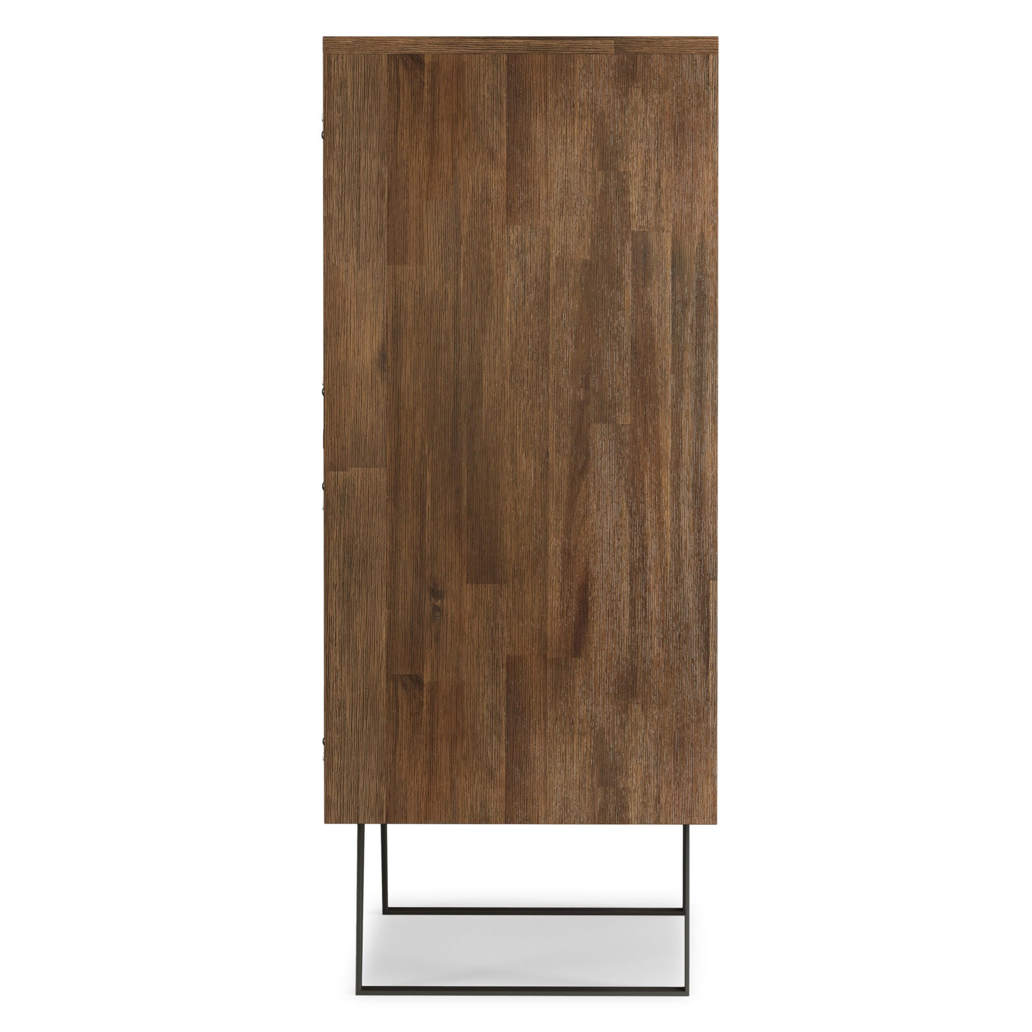 Simpli Home Lowry 39" Accent Cabinet, Rustic Natural Aged Brown, large
