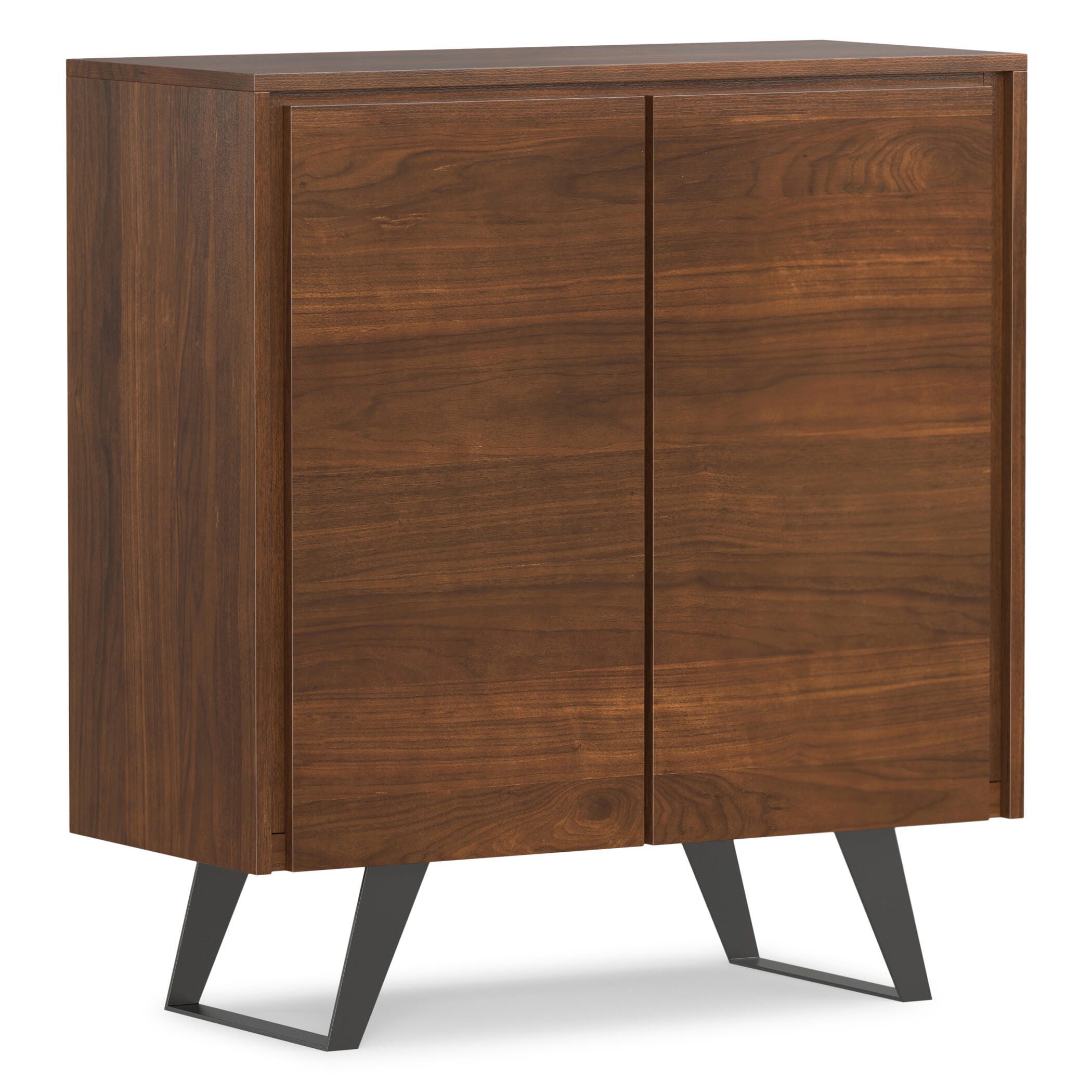 Simpli Home Lowry 39" Accent Cabinet, Walnut, large