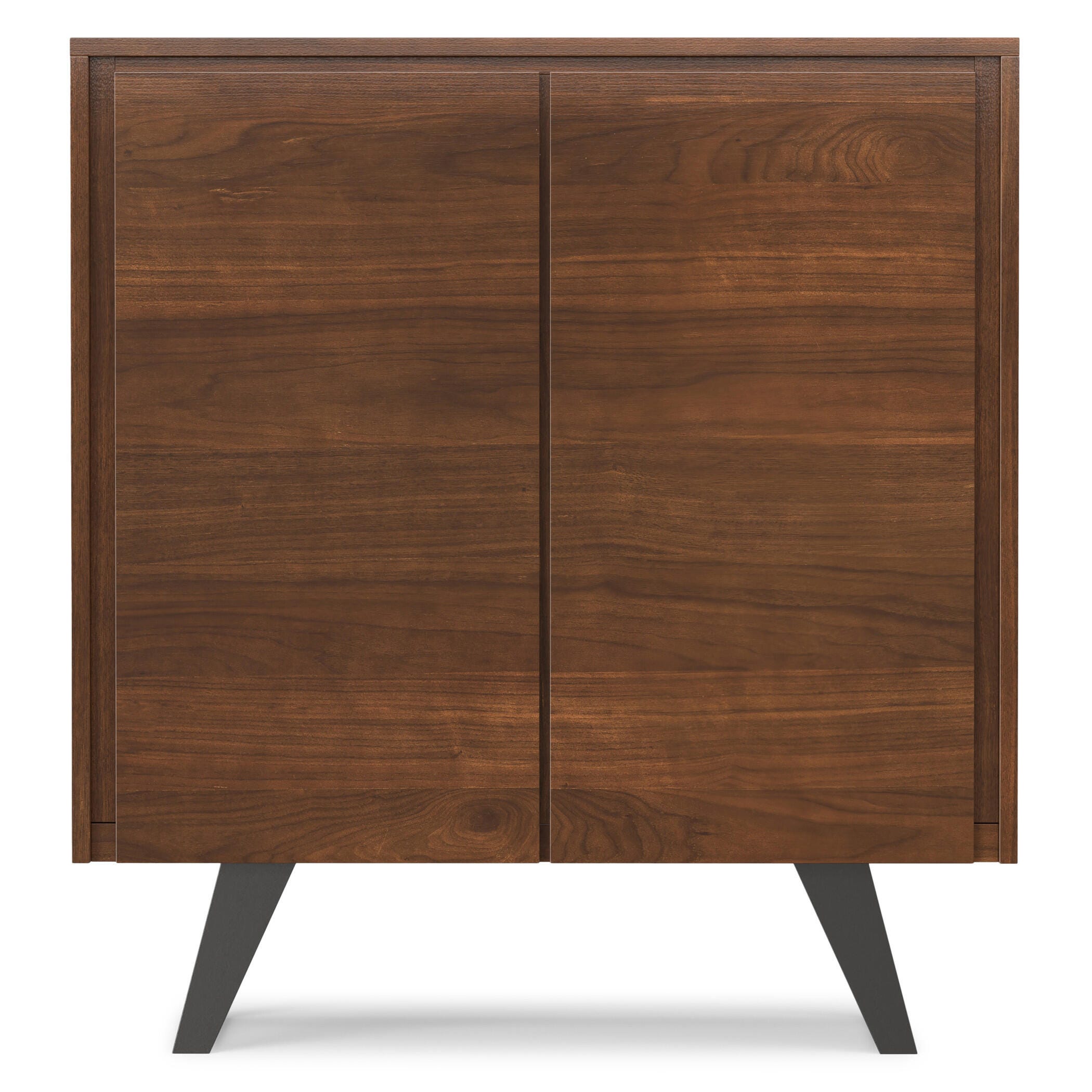 Simpli Home Lowry 39" Accent Cabinet, Walnut, large