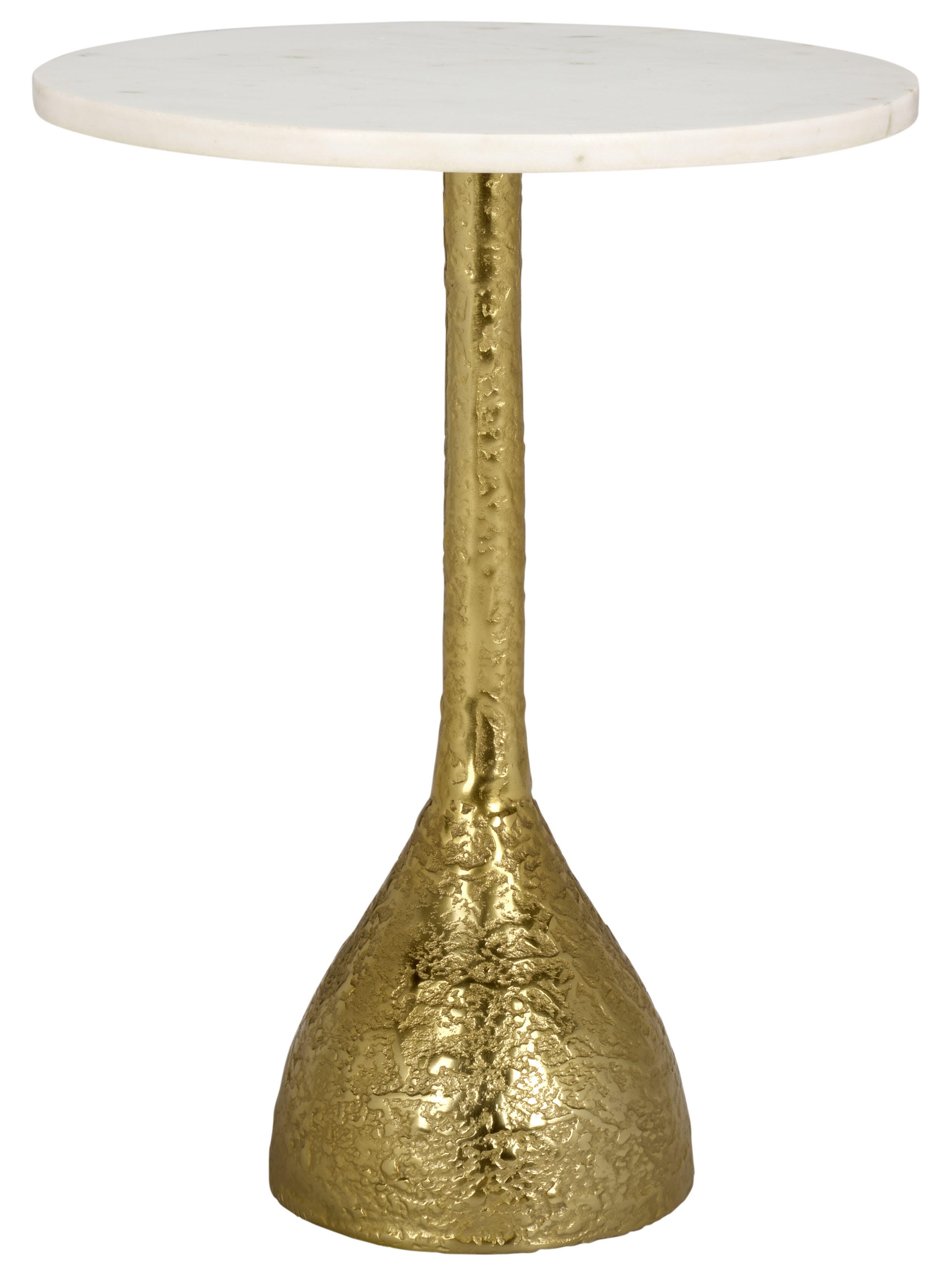Safavieh Avanni Side Table, Gold/Ivory, large