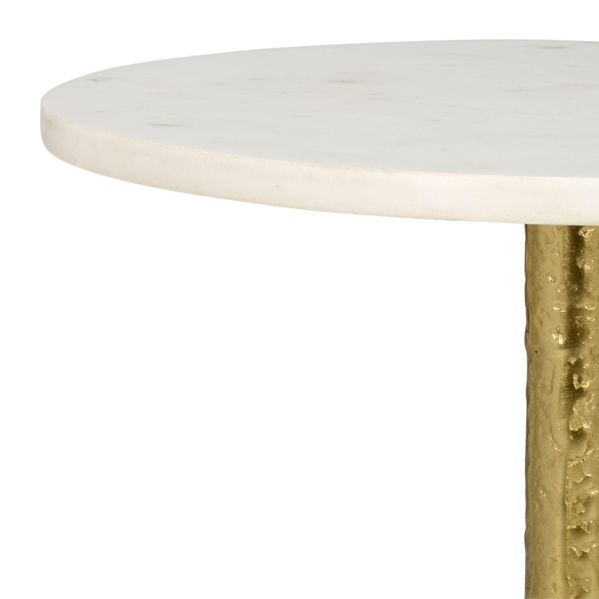 Safavieh Avanni Side Table, Gold/Ivory, large
