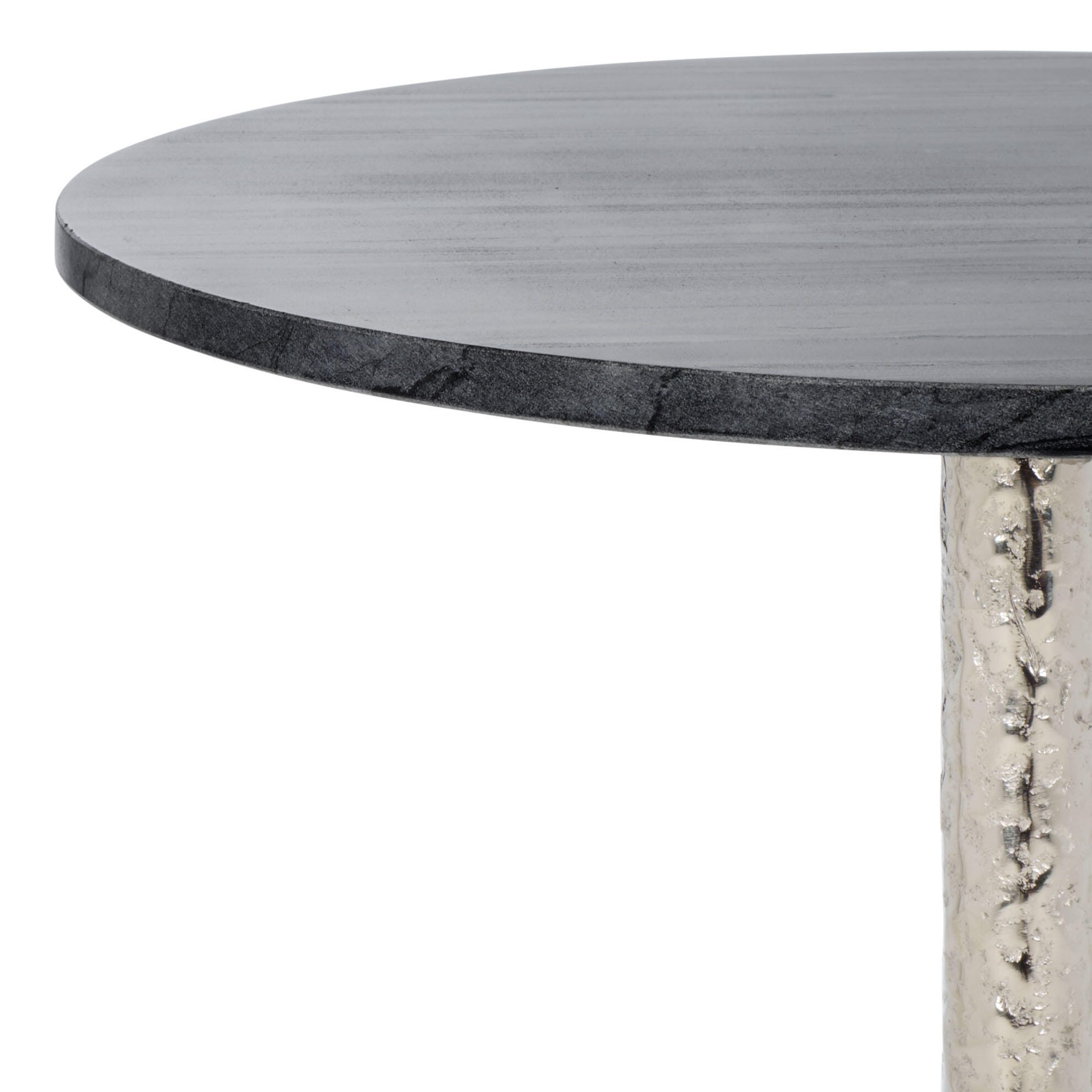 Safavieh Avanni Side Table, Silver/Black, large