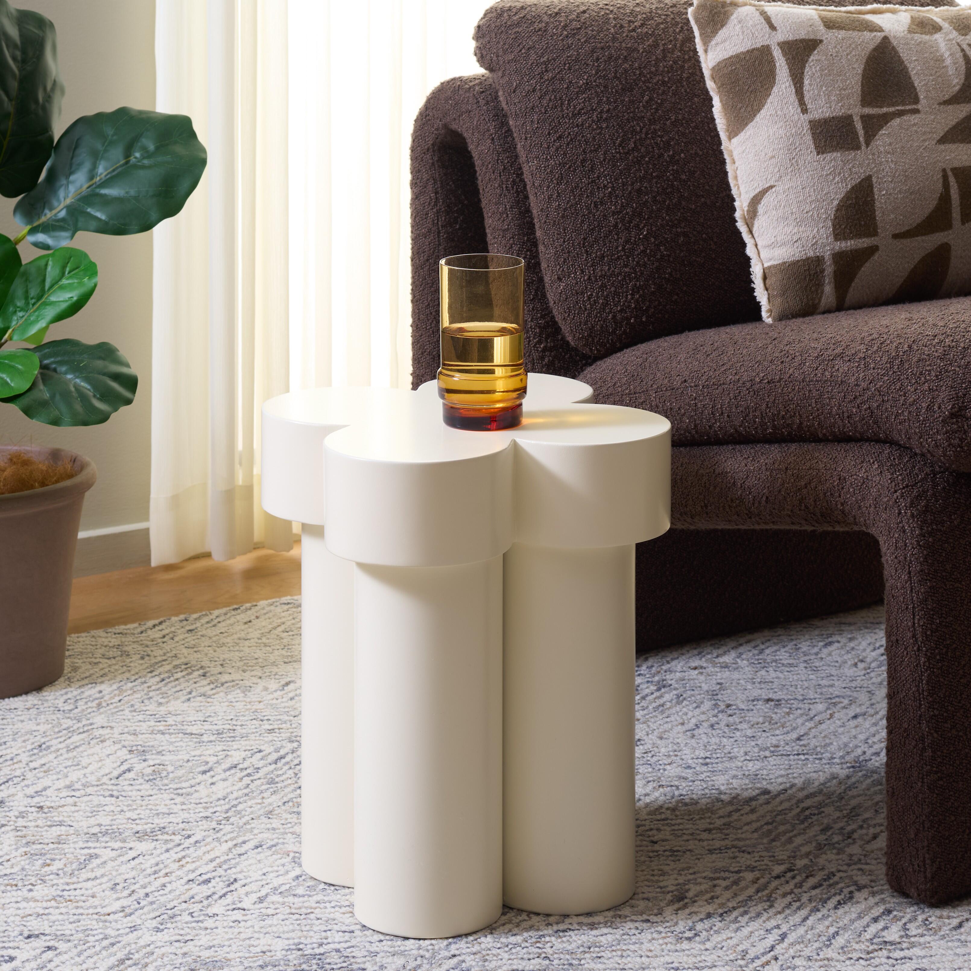 Safavieh Bastein Accent Table, Ivory, rollover