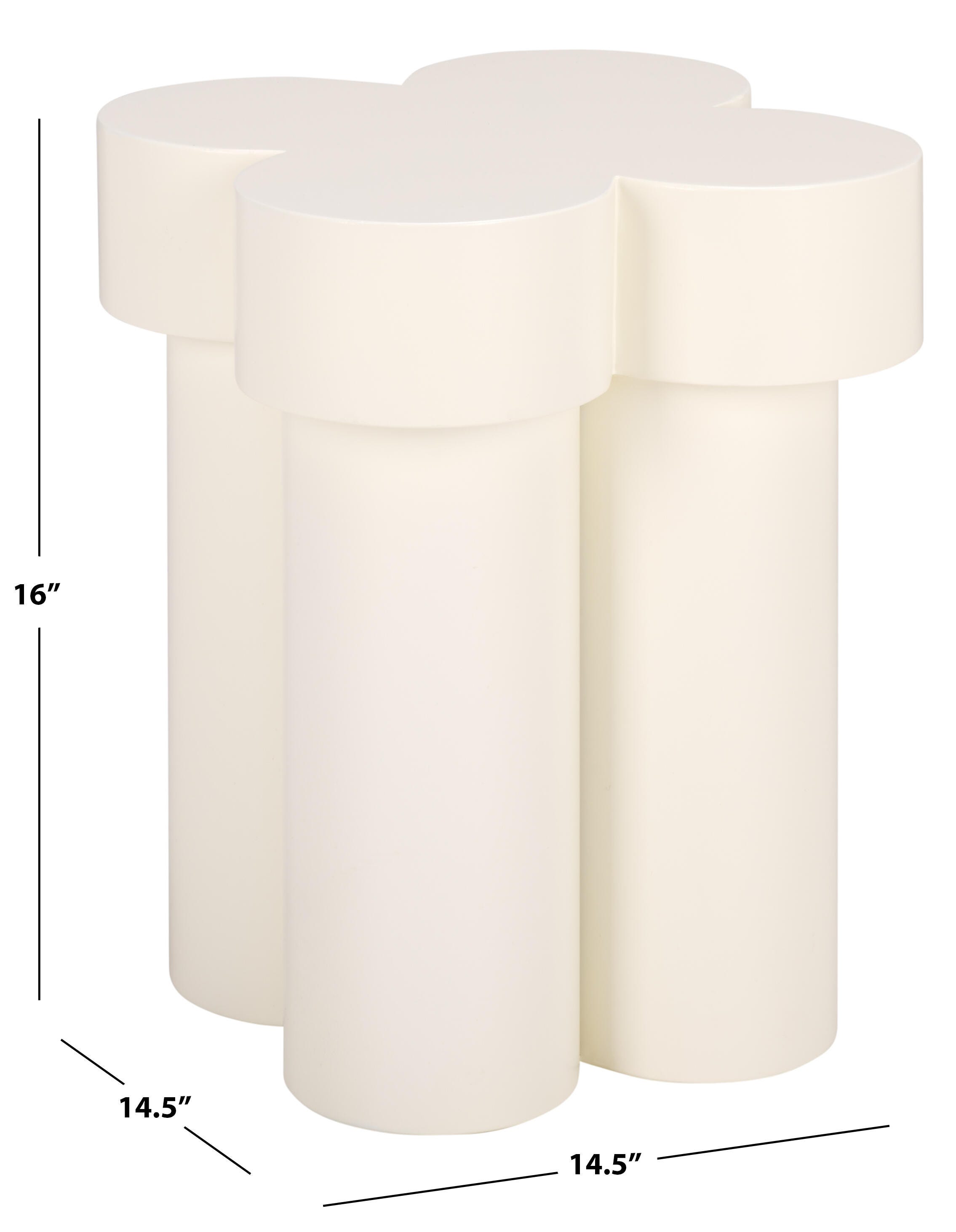 Safavieh Bastein Accent Table, Ivory, large