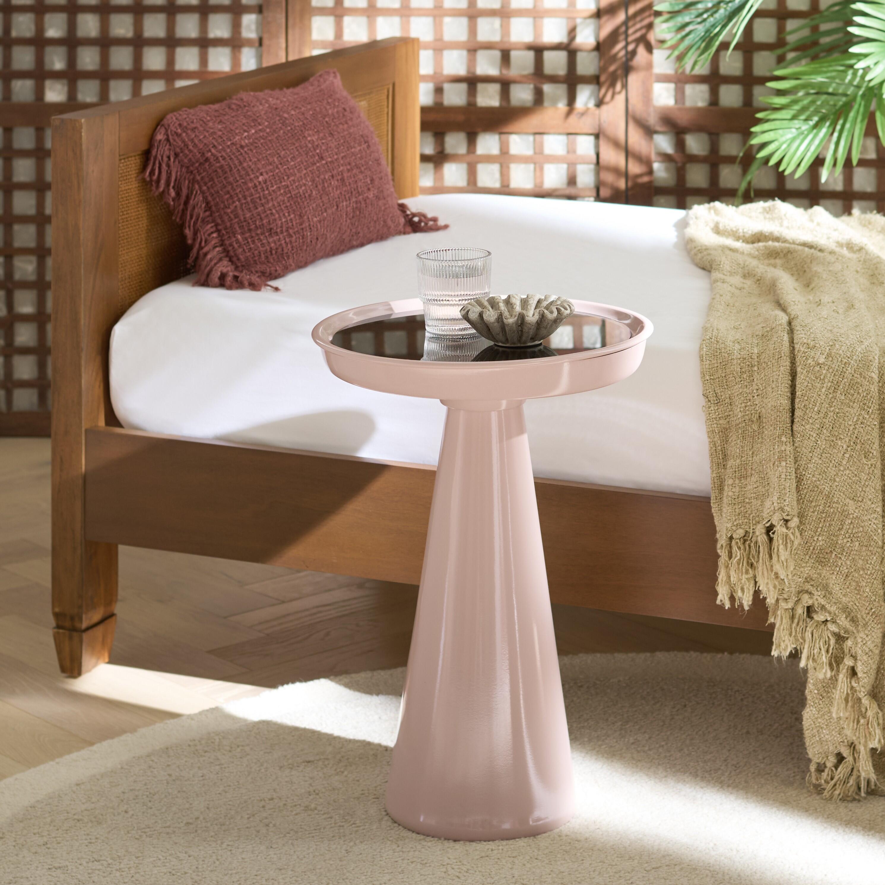 Safavieh Hikuma Accent Side Table, Black/Taupe, large
