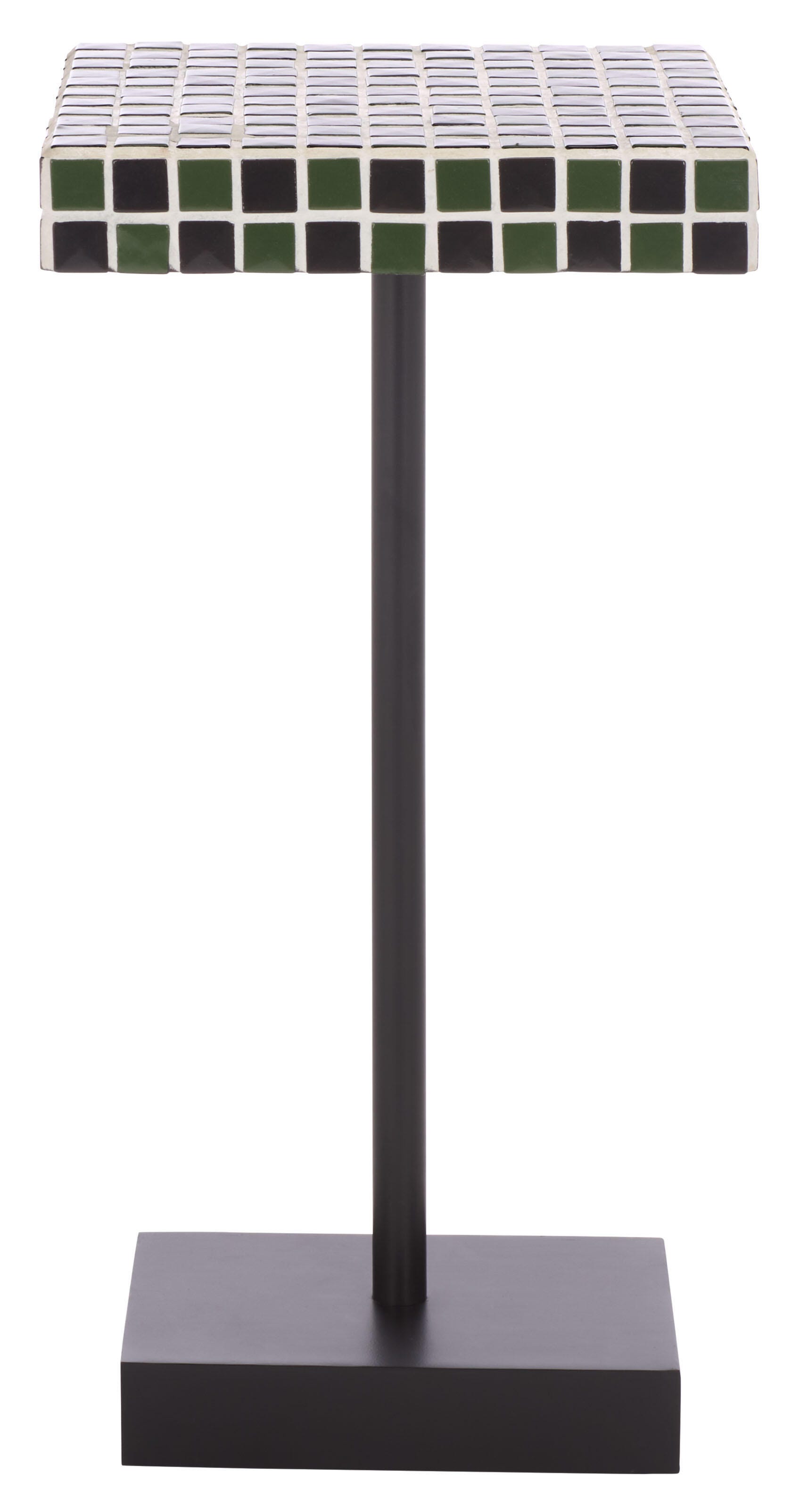 Safavieh Satomi Accent Side Table, Dark Green/Black, large