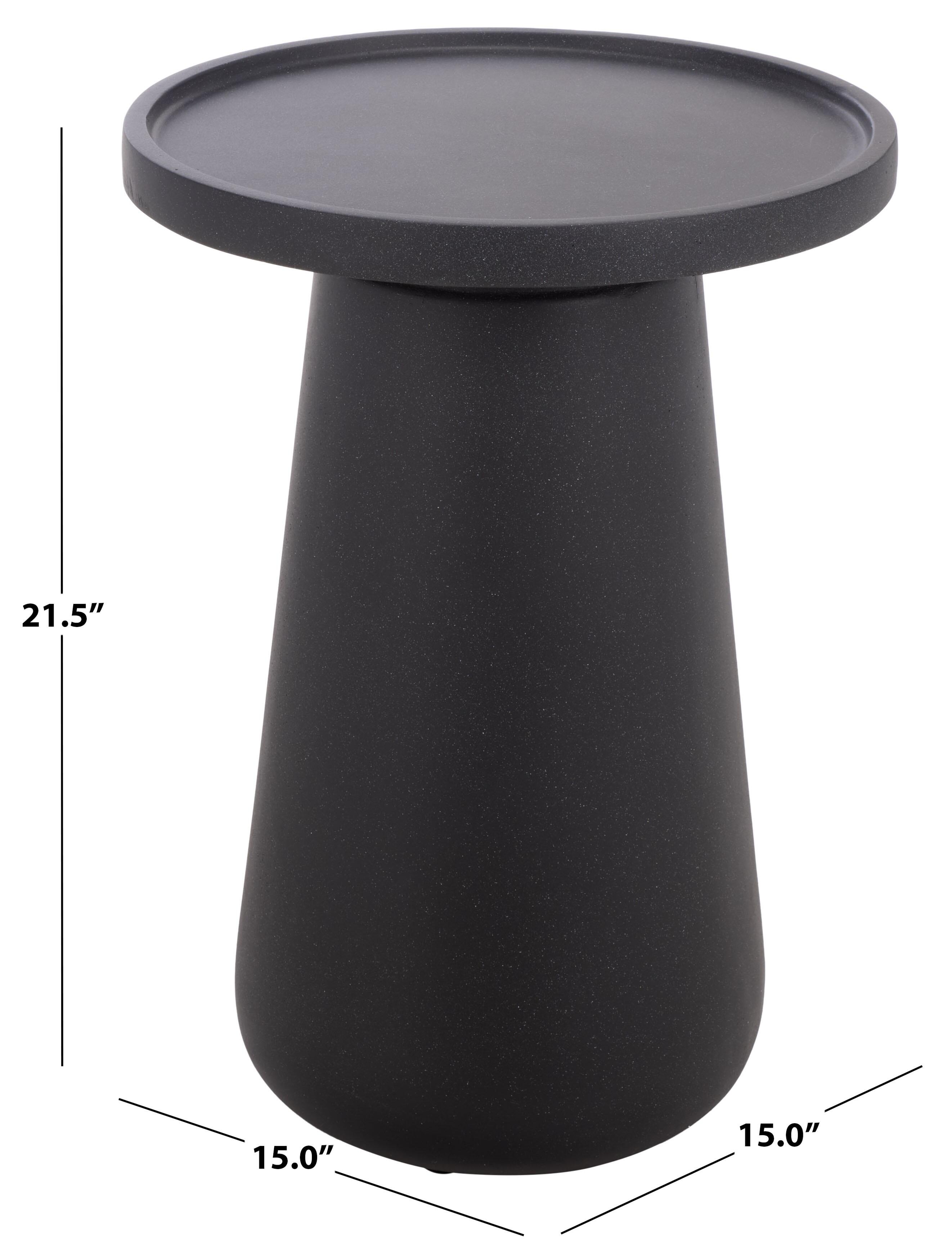 Safavieh Tina Accent Side Table, Black, large