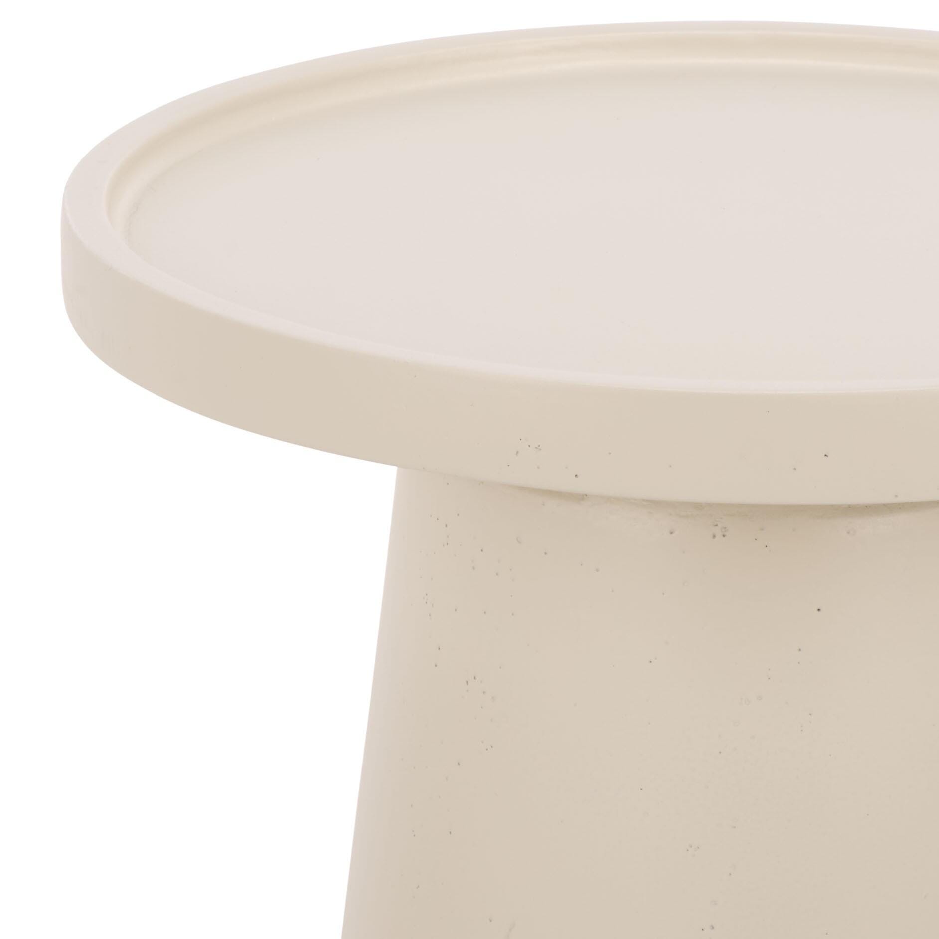 Safavieh Tina Accent Side Table, Ivory, large