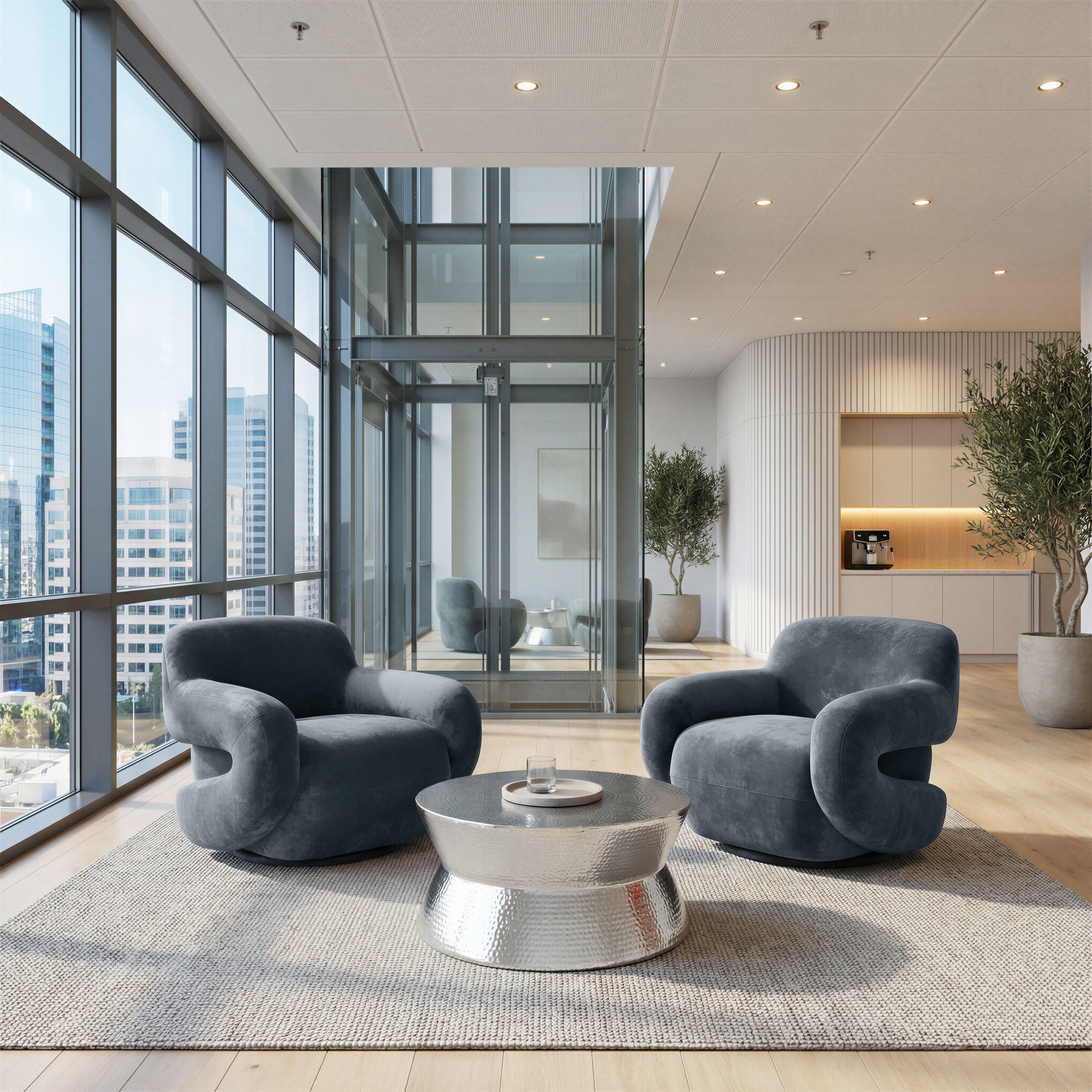 Erika Home Boble Swivel Chair, , rollover