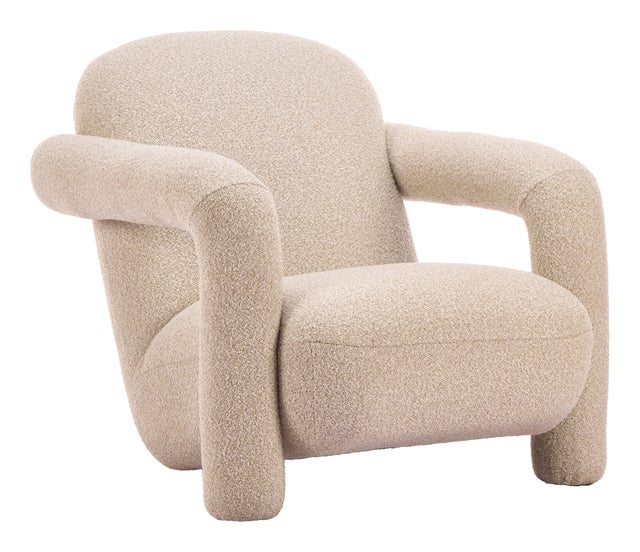 Erika Home Selenya Accent Chair, Beige