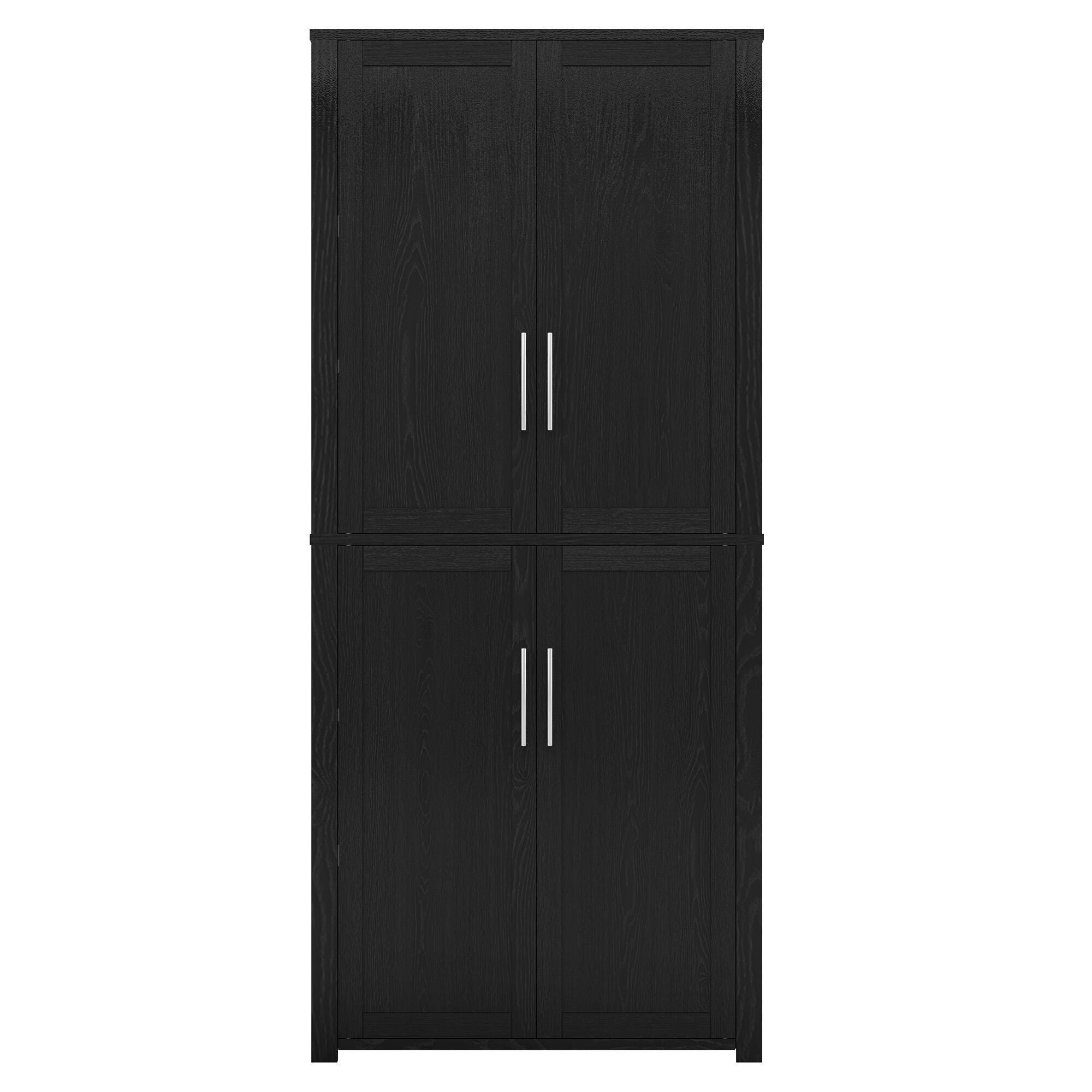 Dovelina Liora 28" Accent Cabinet, Black, large