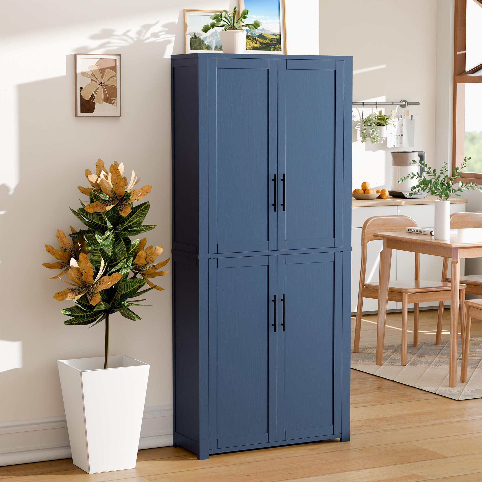 Dovelina Liora 28" Accent Cabinet, Blue, large