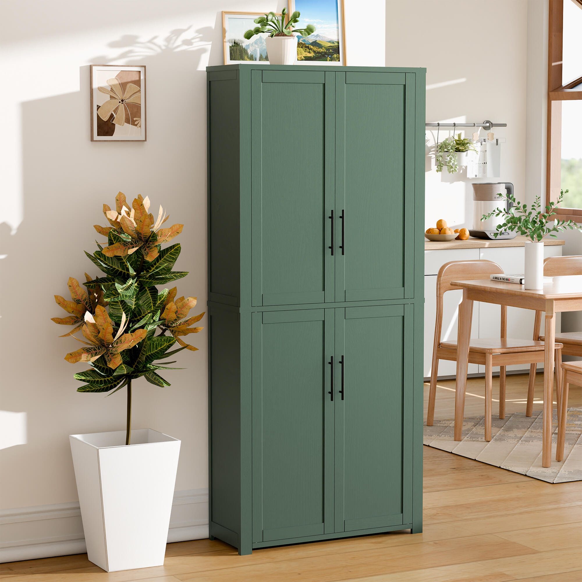 Dovelina Liora 28" Accent Cabinet, Green, large
