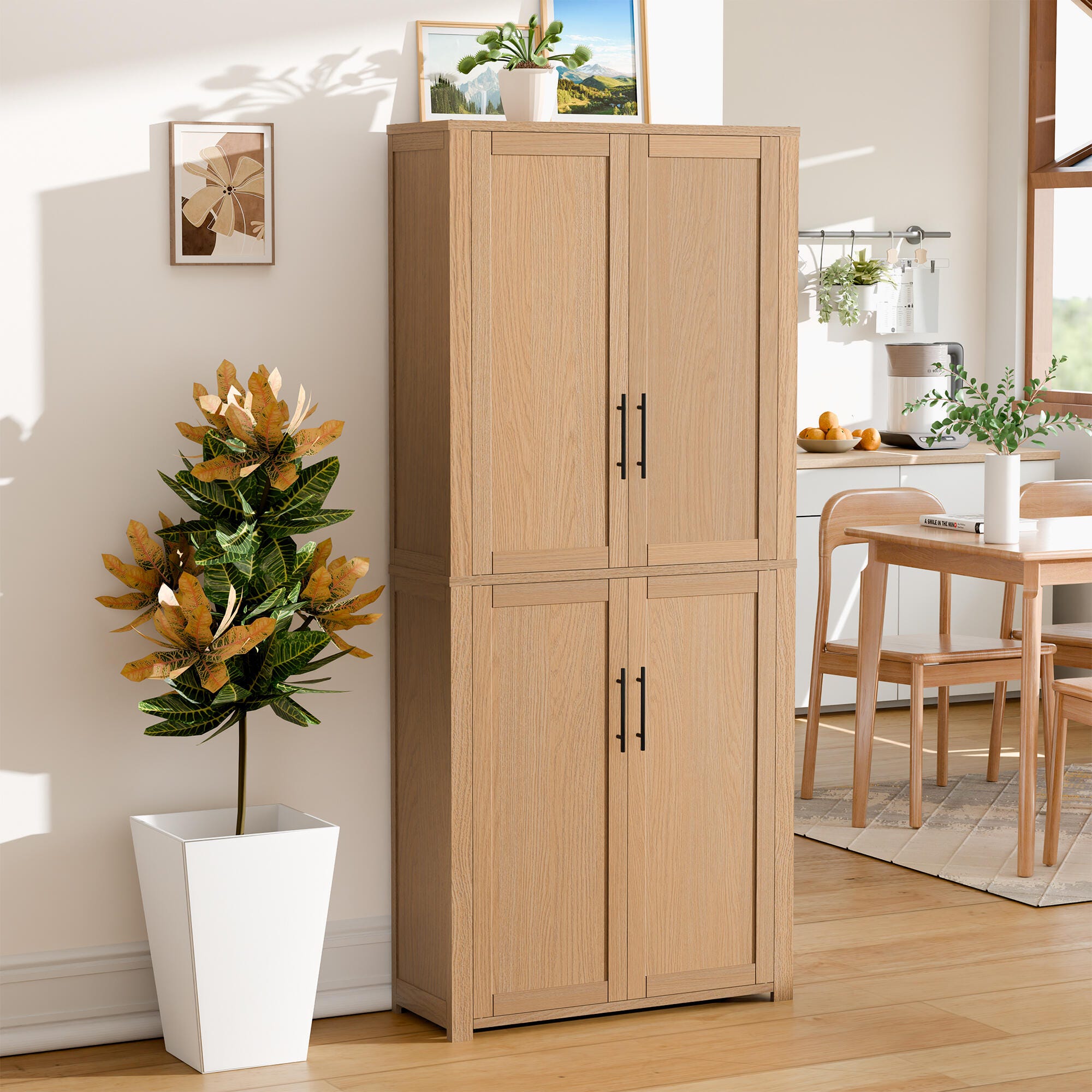Dovelina Liora 28" Accent Cabinet, Natural, large