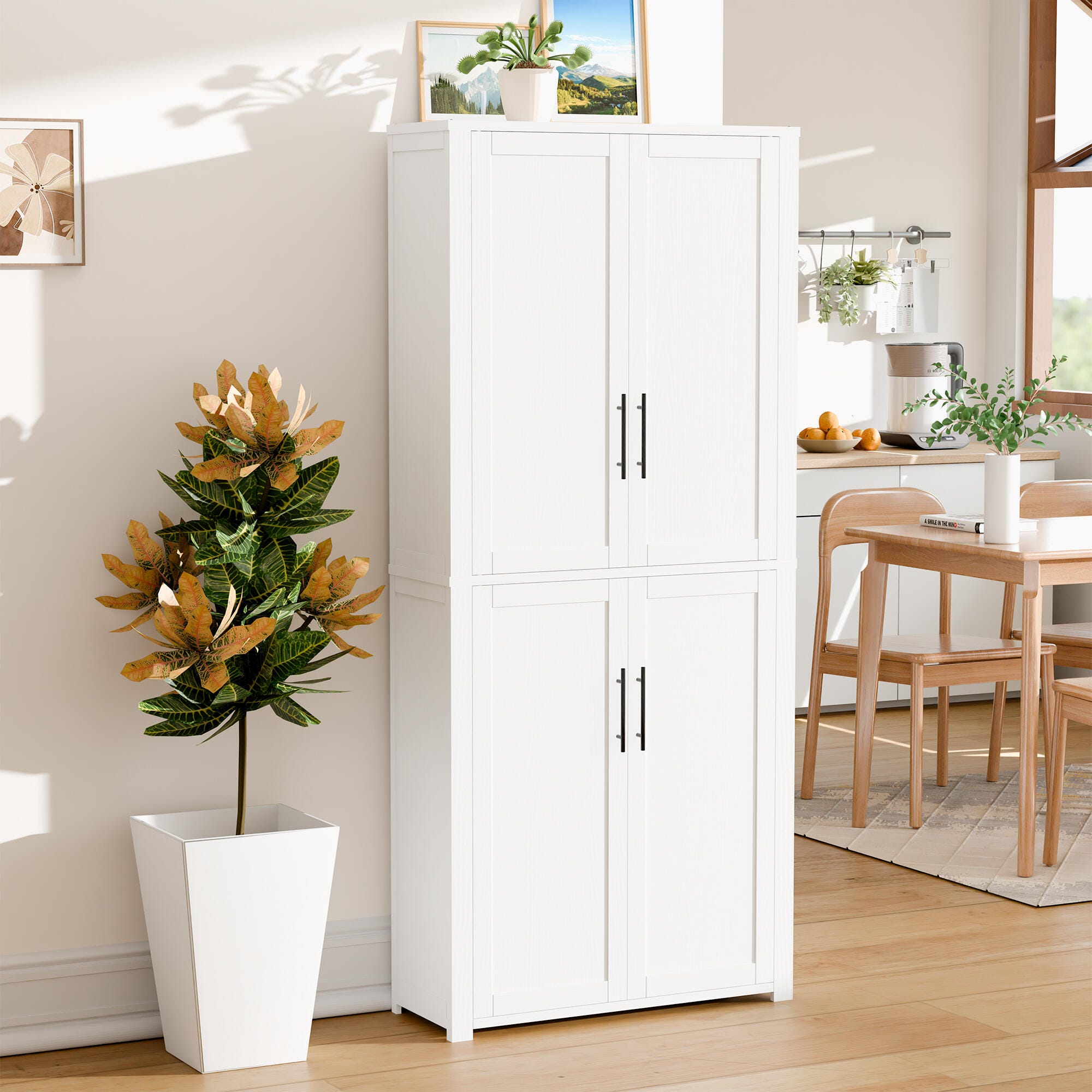 Dovelina Liora 28" Accent Cabinet, White, large