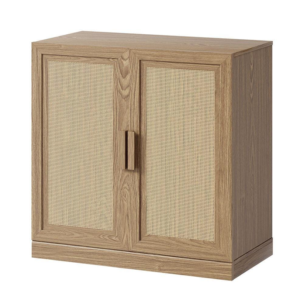 Dovelina Liora Textured 31" Accent Cabinet, Beige, large