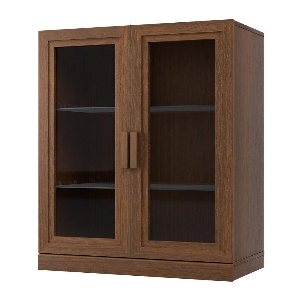 Dovelina Liora Customizable 31" Accent Cabinet, Walnut, large