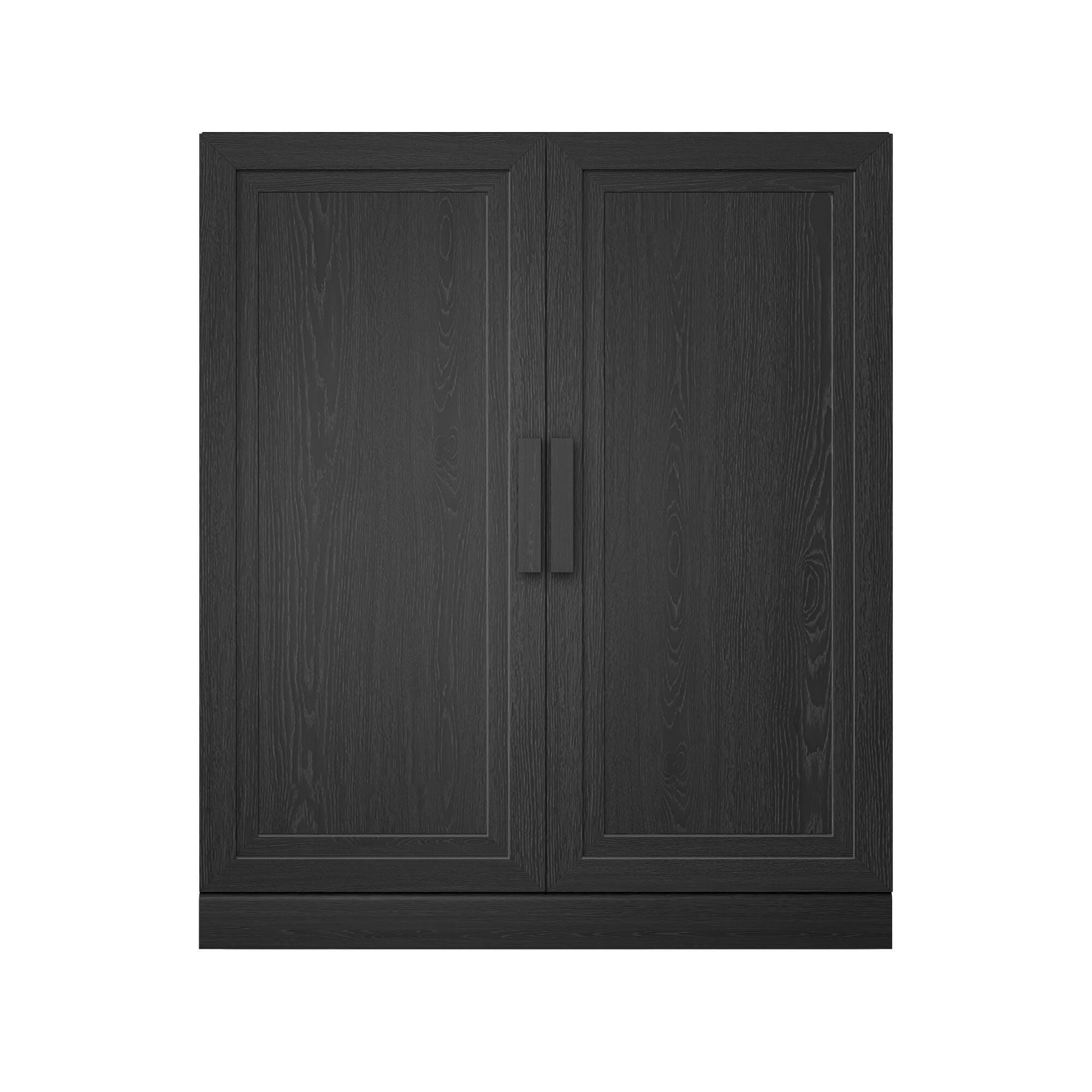 Dovelina Liora Utility 31" Accent Cabinet, Black, large