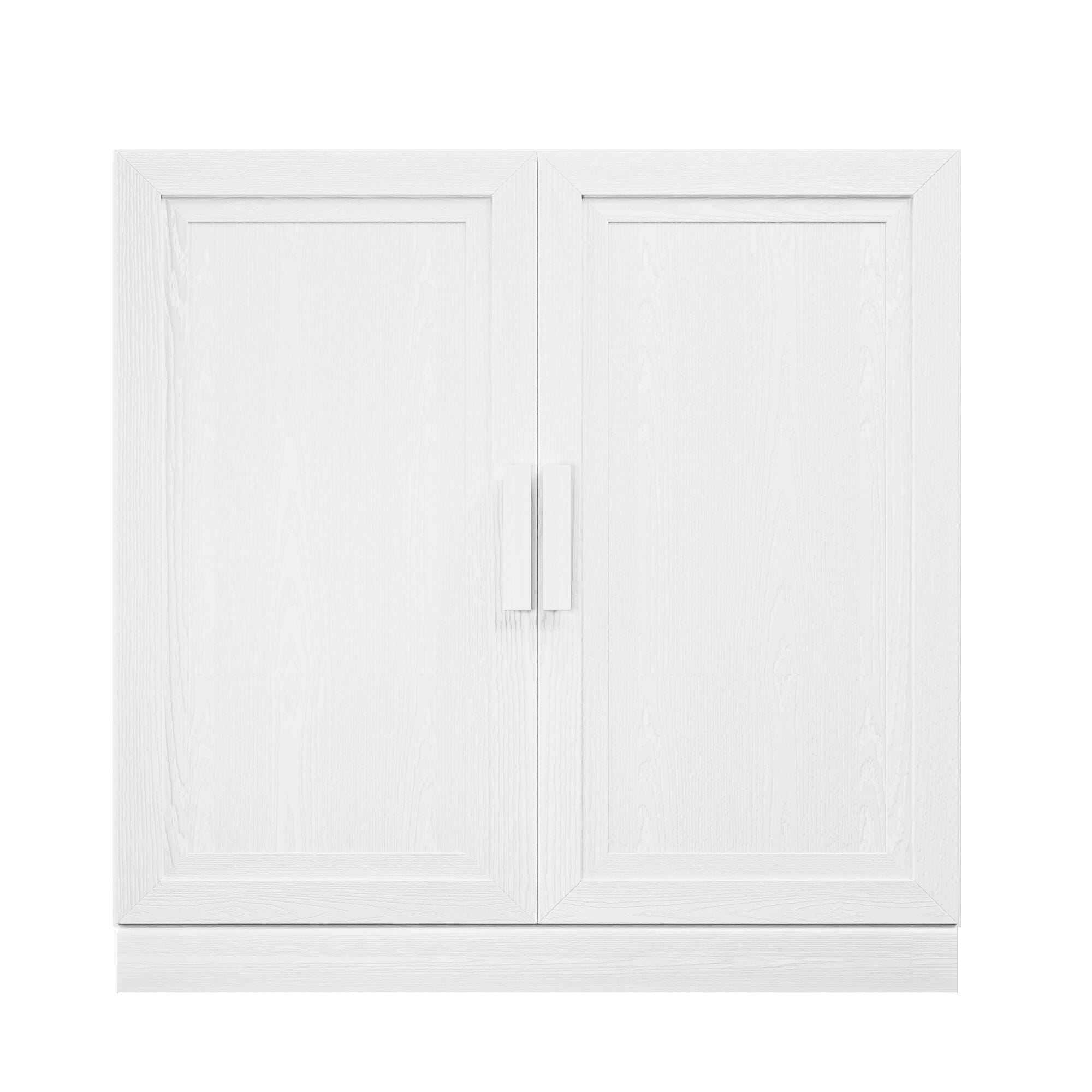 Dovelina Liora Short 31" Accent Cabinet, White, large