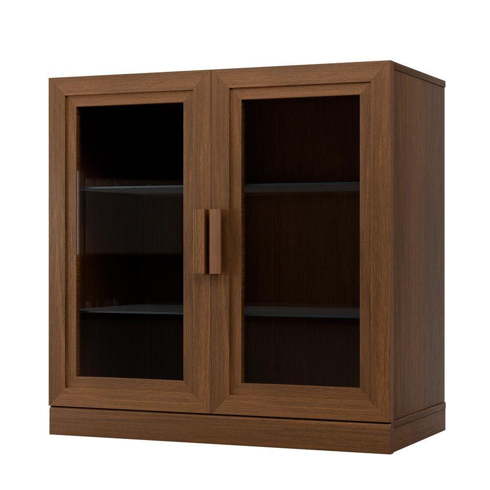Dovelina Liora Solid 31" Accent Cabinet, Walnut, large