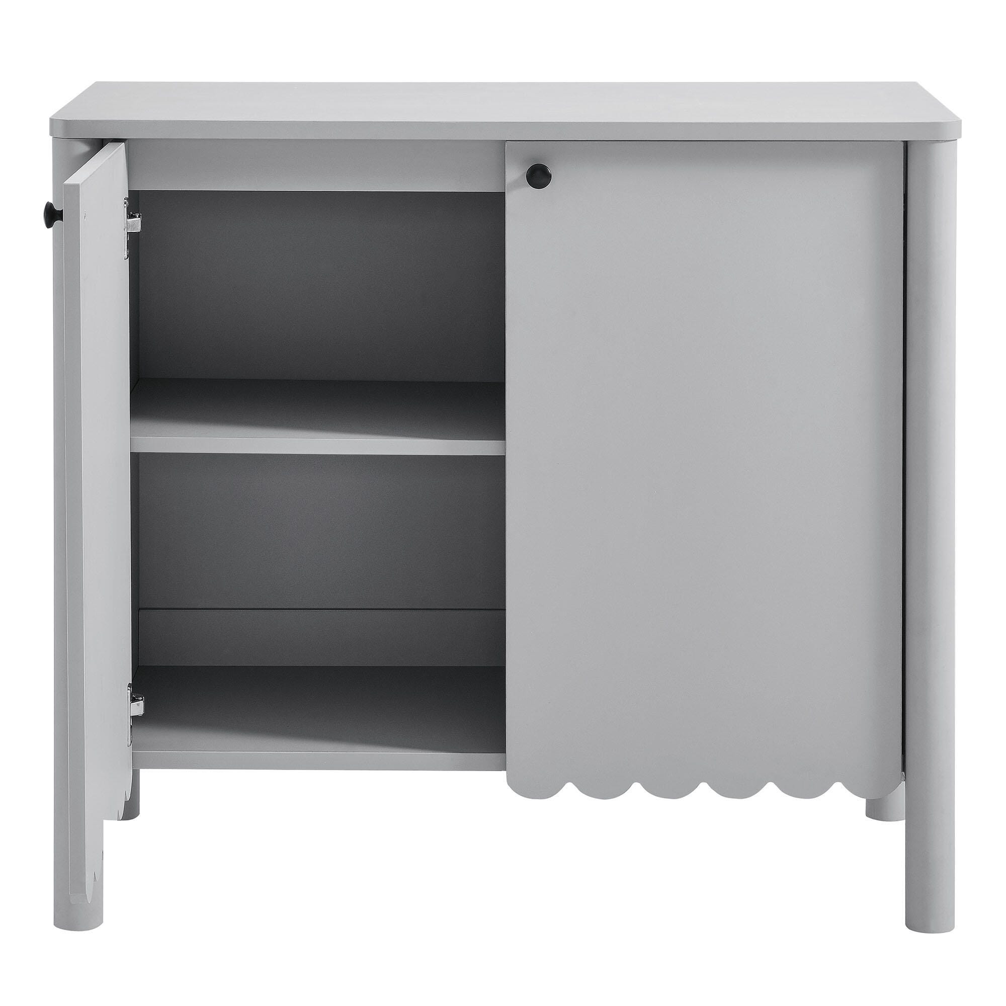 Modway Emmeline 35" Accent Cabinet, Light Gray, large