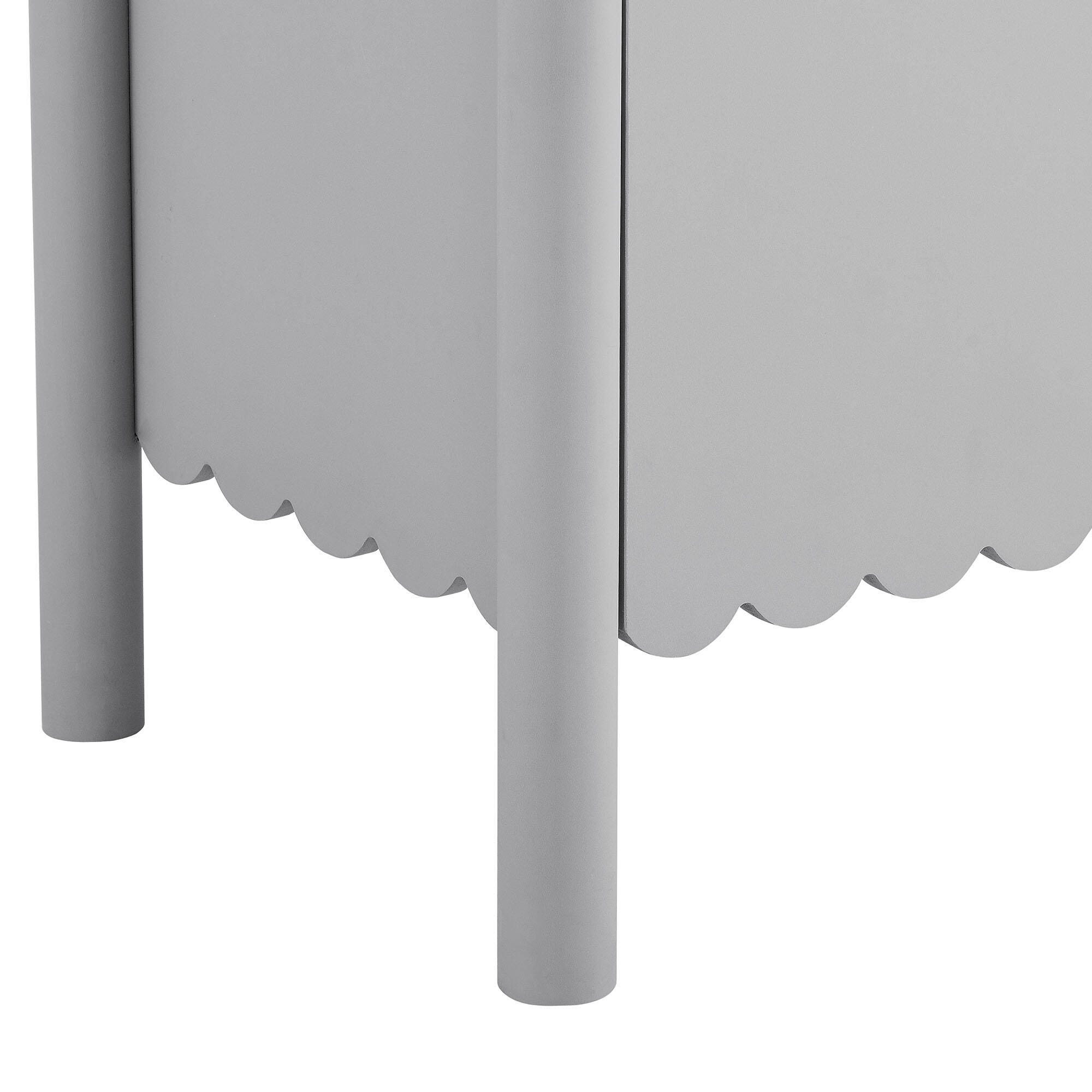 Modway Emmeline 35" Accent Cabinet, Light Gray, large