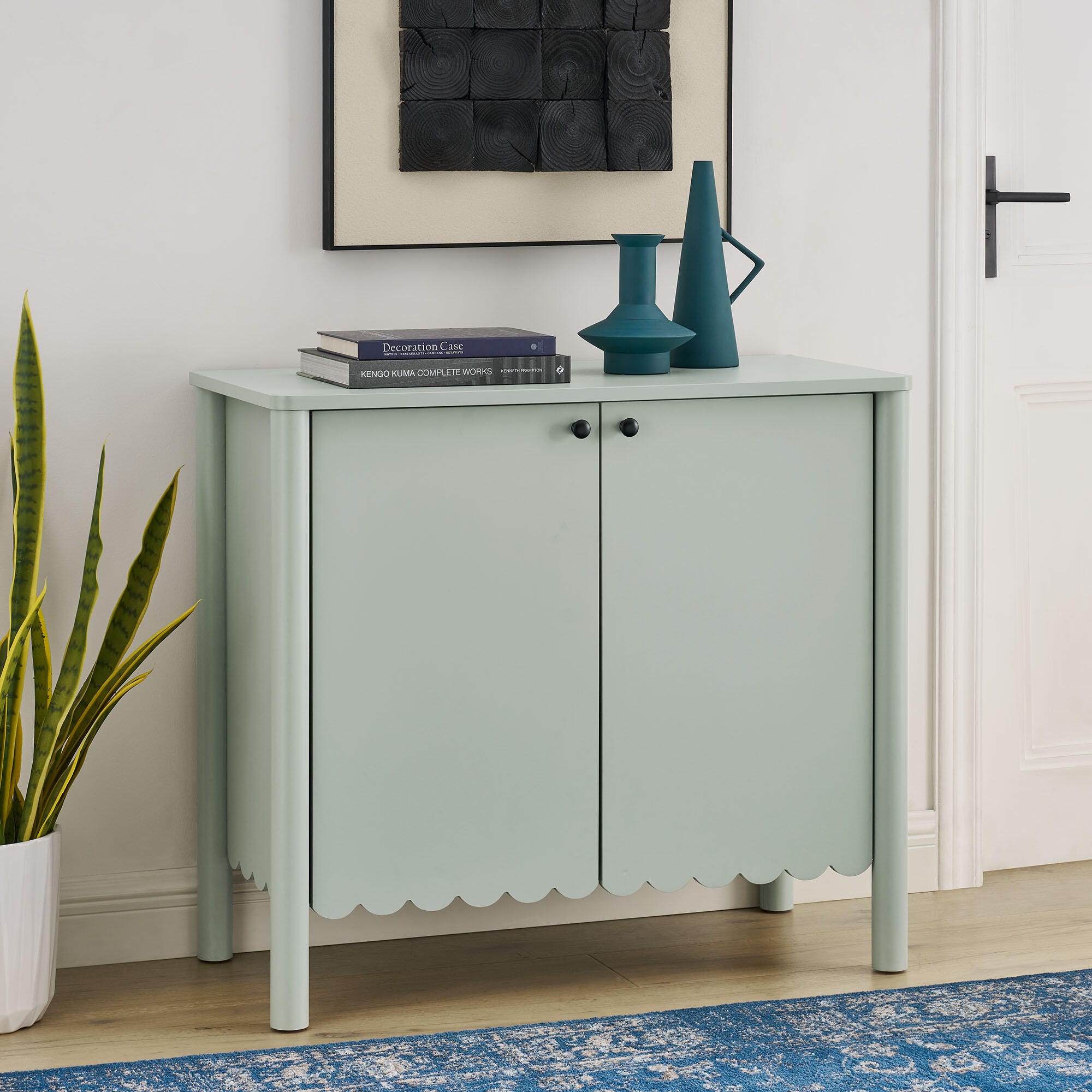 Modway Emmeline 35" Accent Cabinet, Sage, rollover