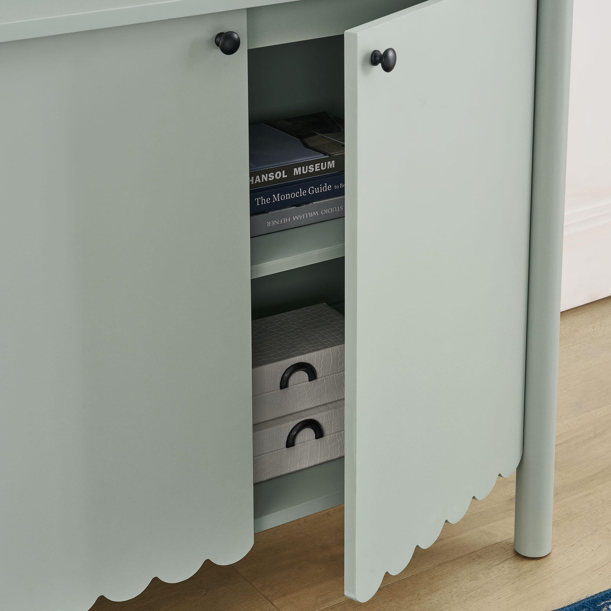 Modway Emmeline 35" Accent Cabinet, Sage, large