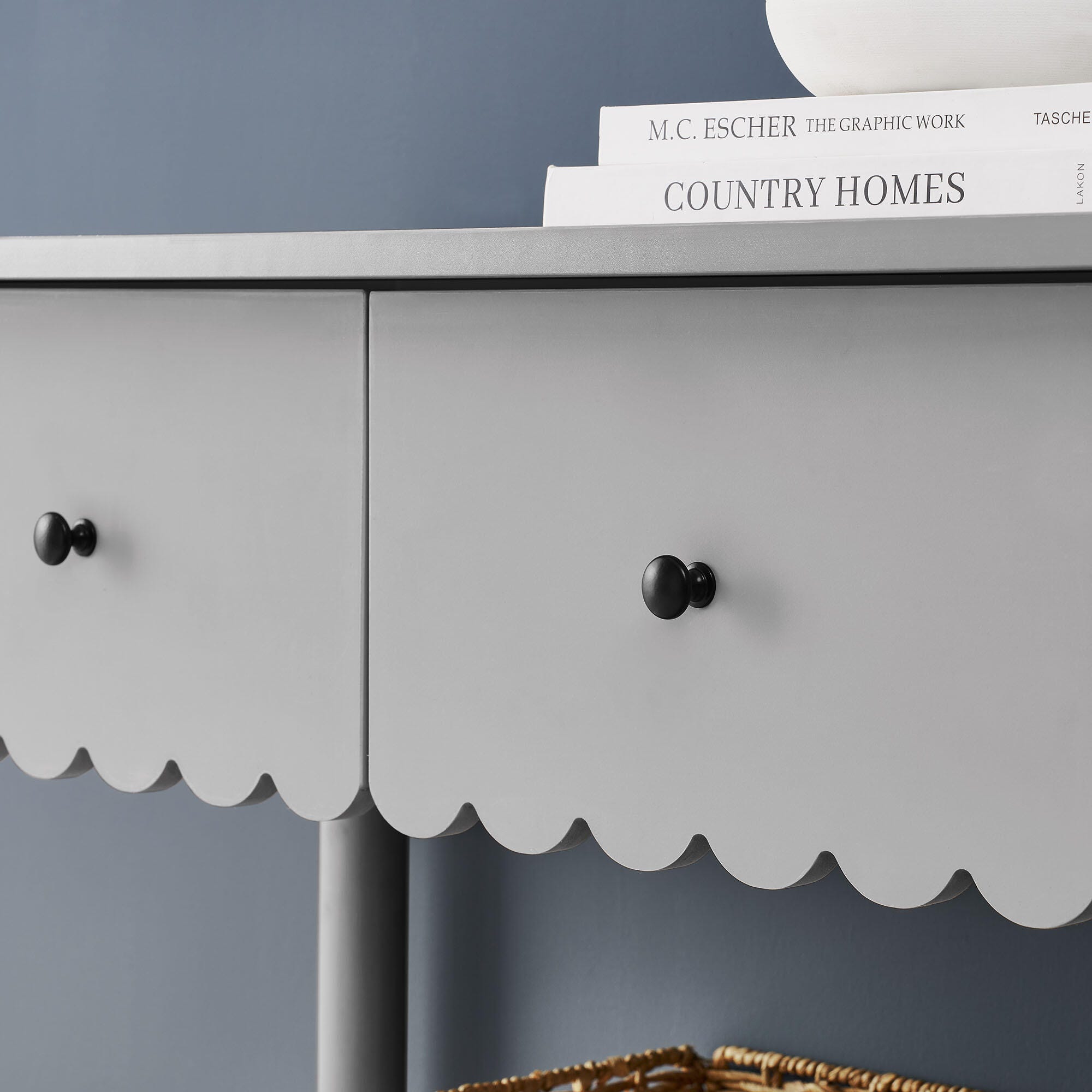 Modway Emmeline Console Table, Light Gray, large