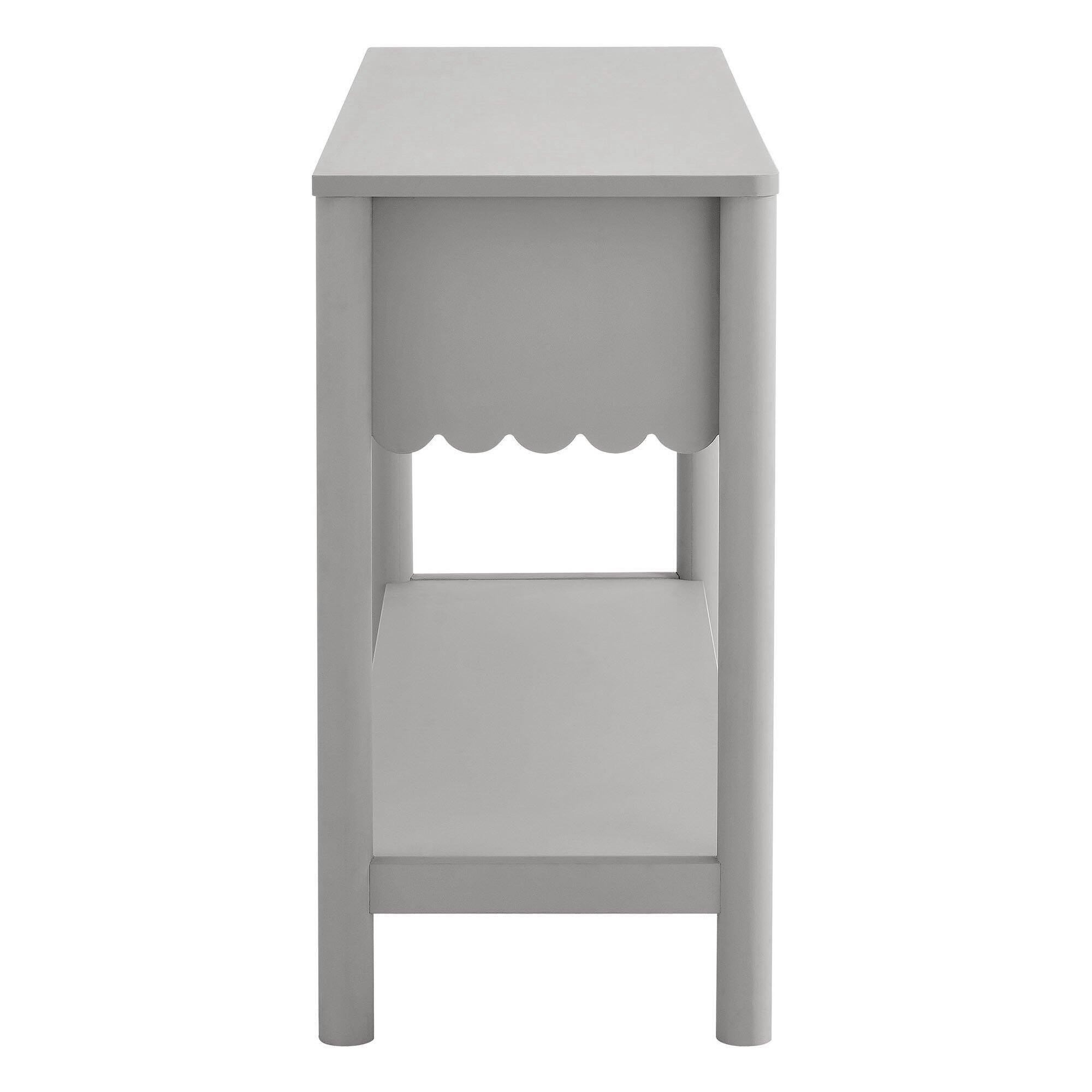 Modway Emmeline Console Table, Light Gray, large